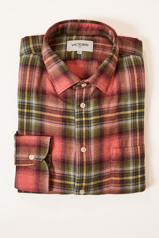 CHEMISE DROITE PILOU TARTAN