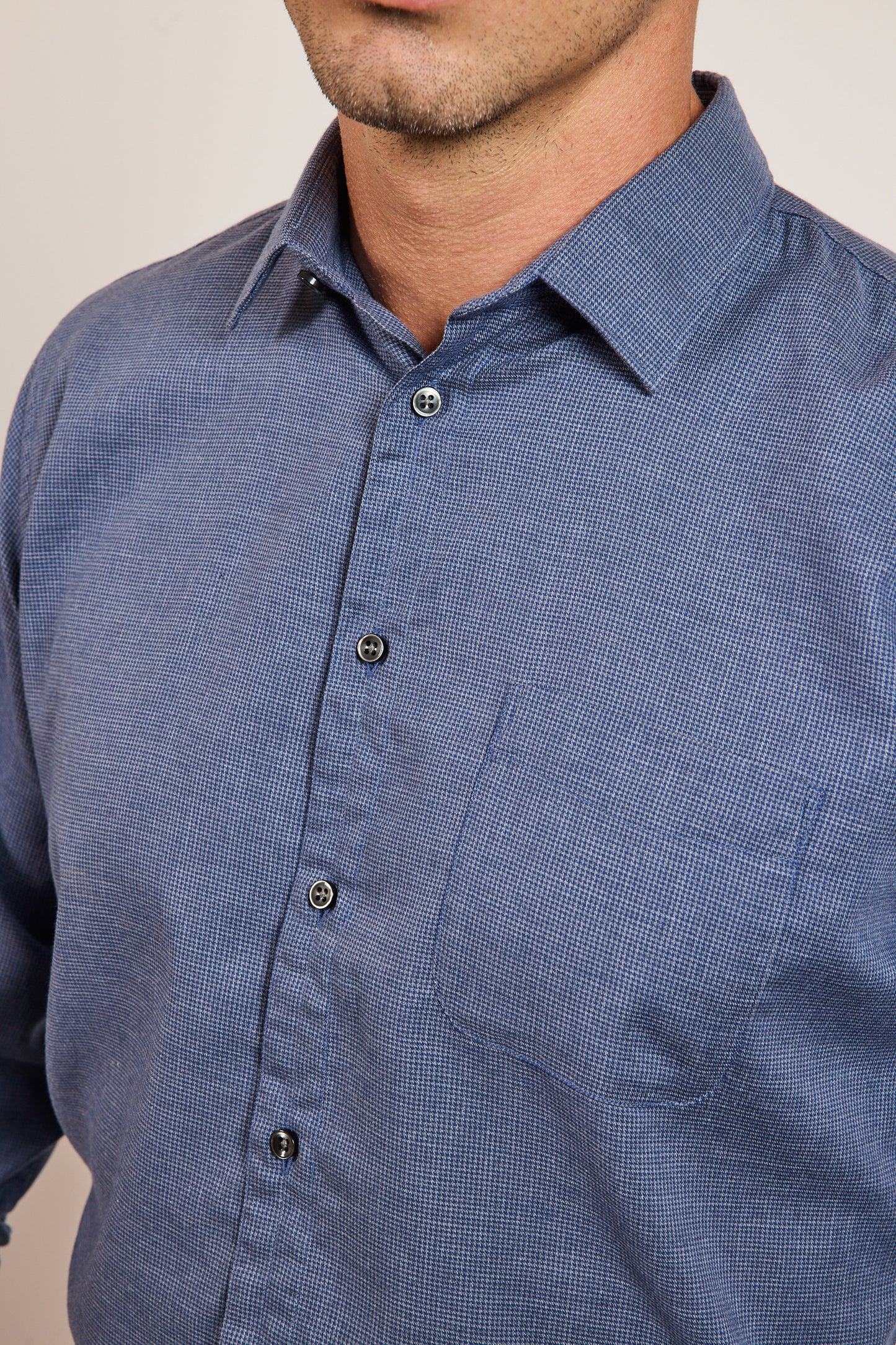 REGULAR SHIRT HOUNDSTOOTH