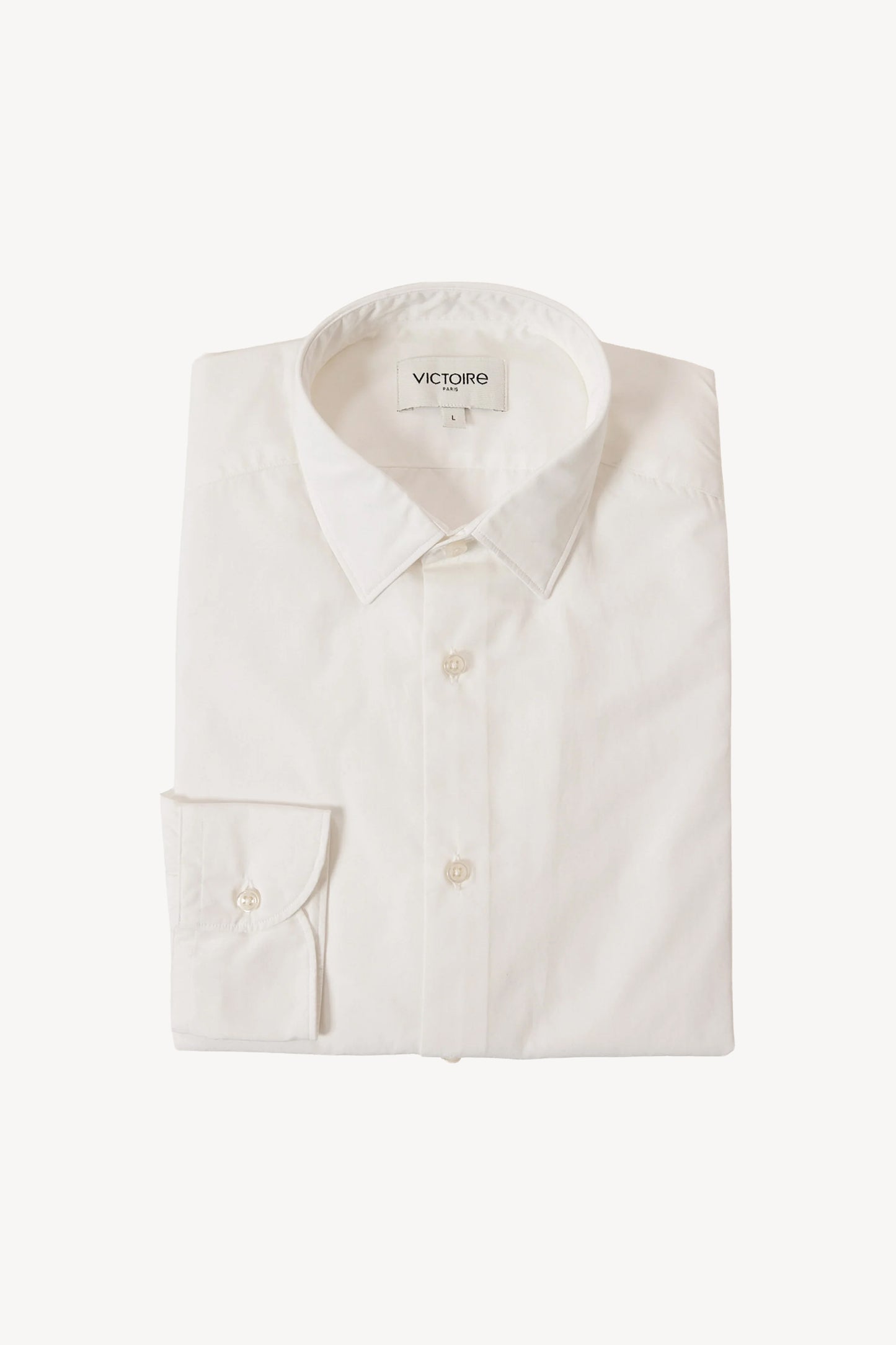 CHEMISE AJUSTÉE TWILL BLANCHE