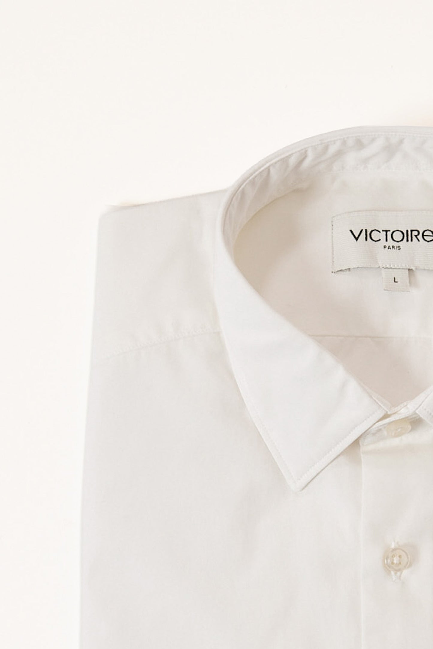 SEMI SLIM SHIRT WHITE TWILL