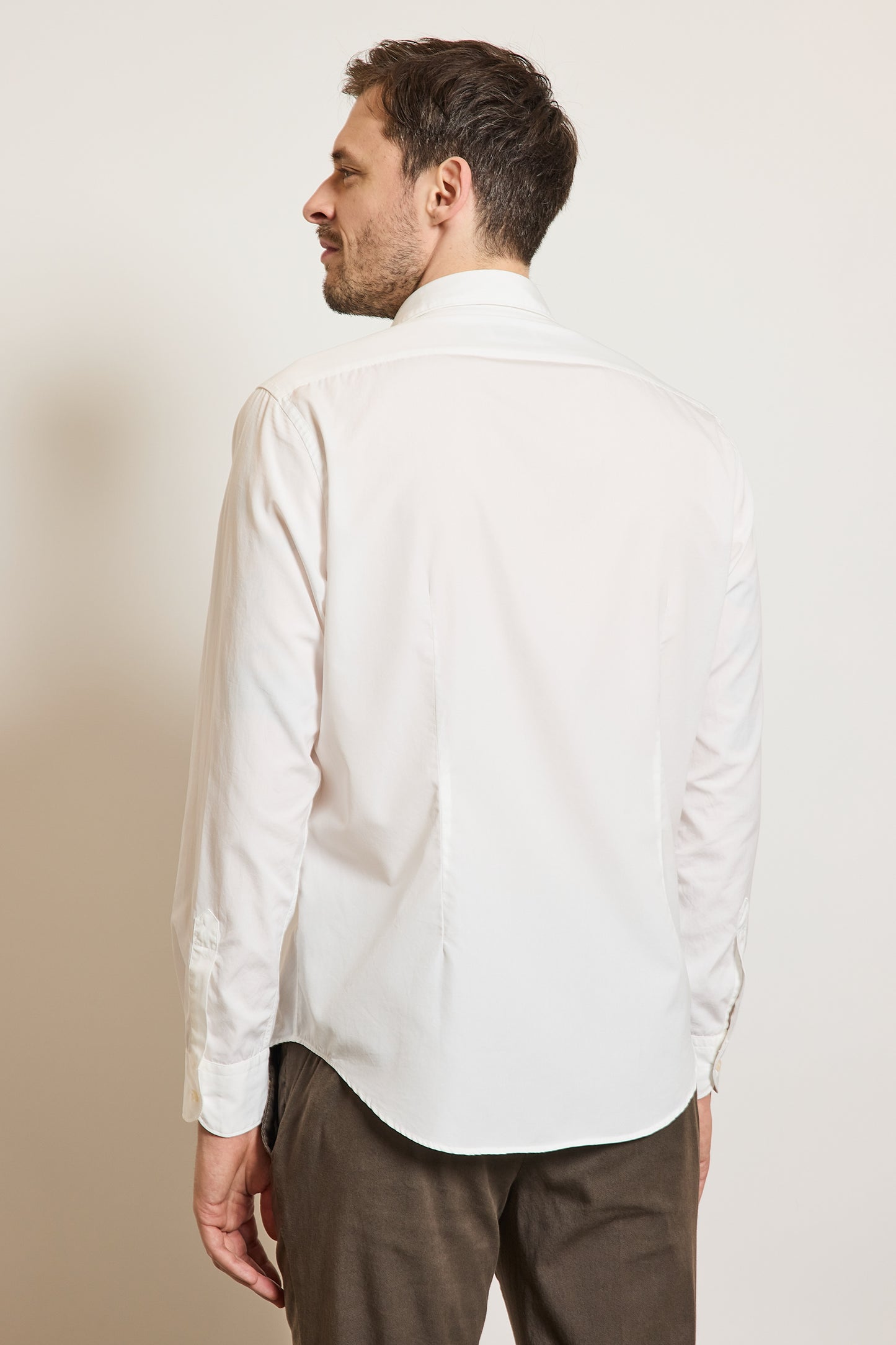 CHEMISE AJUSTÉE TWILL BLANCHE