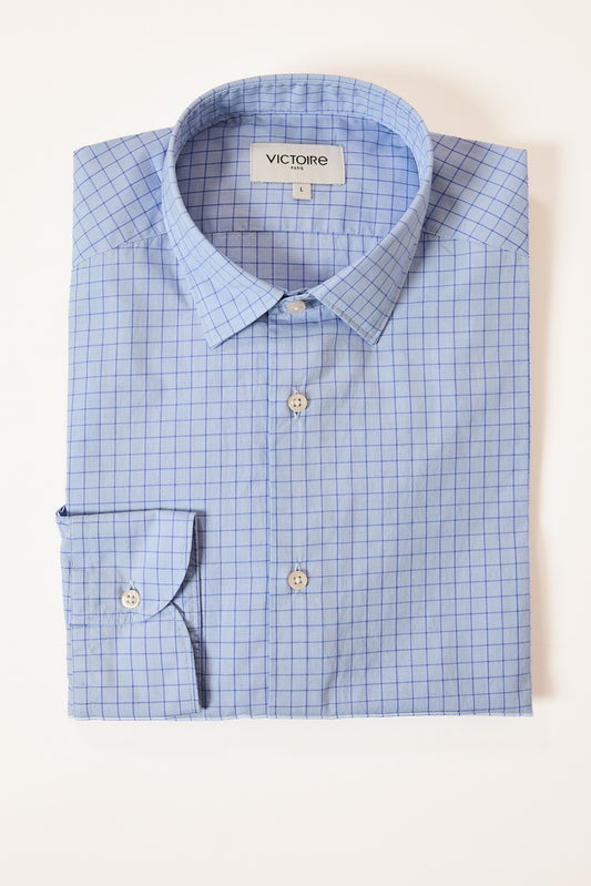 CHEMISE AJUSTÉE CARREAUX