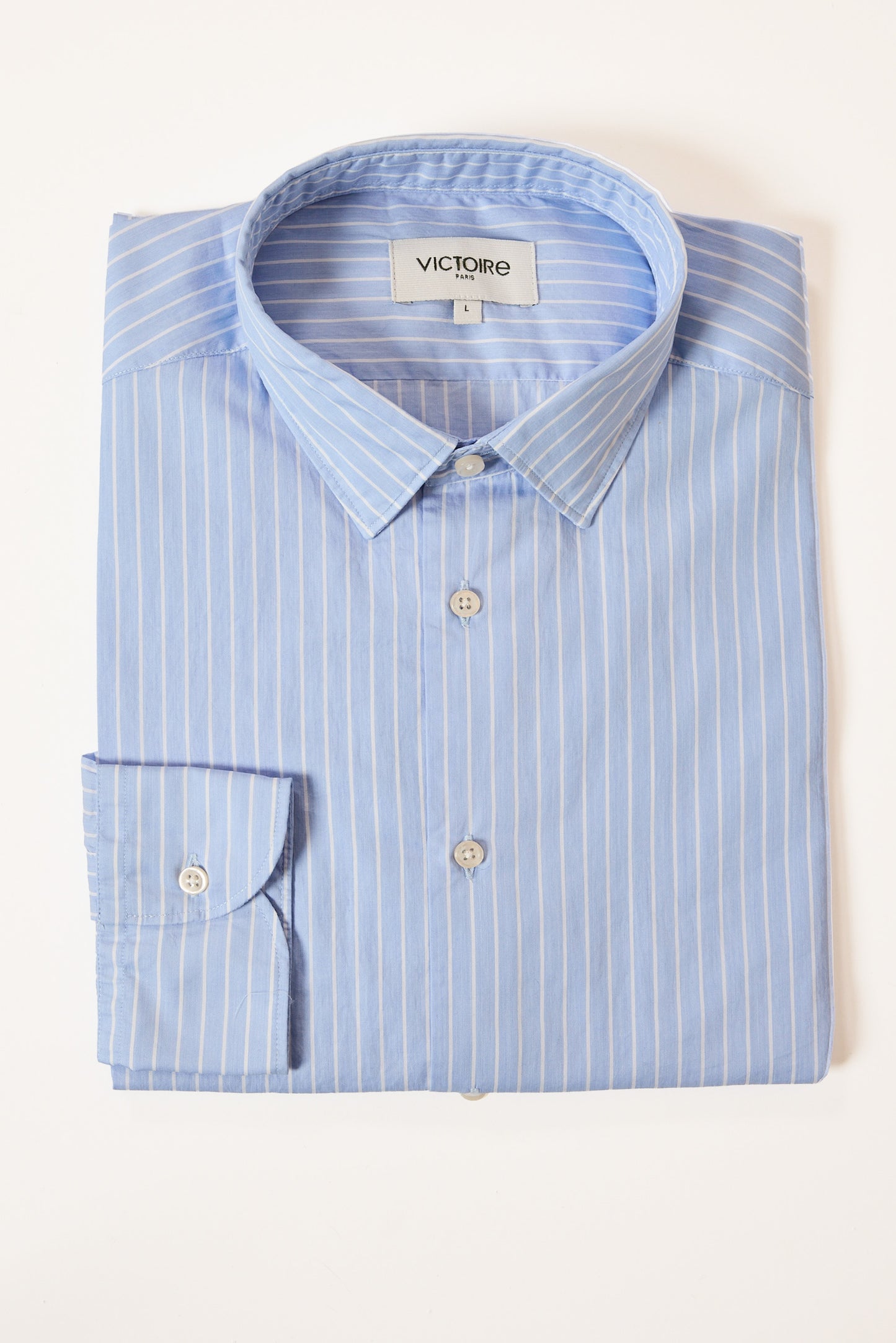SEMI SLIM SHIRT BIG STRIPES