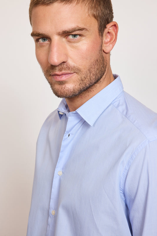 CHEMISE AJUSTÉE MINI RAYURES