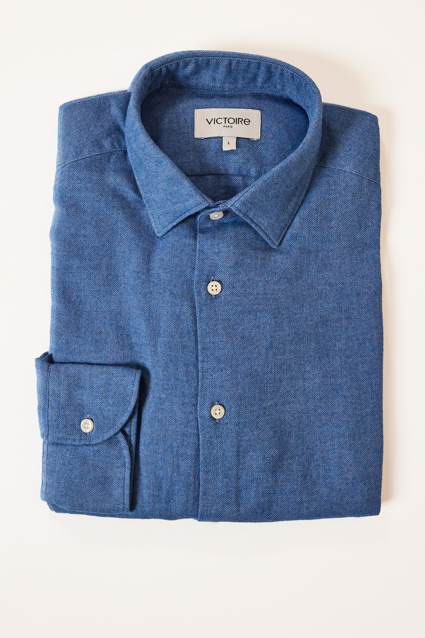 SEMI SLIM SHIRT BLUE