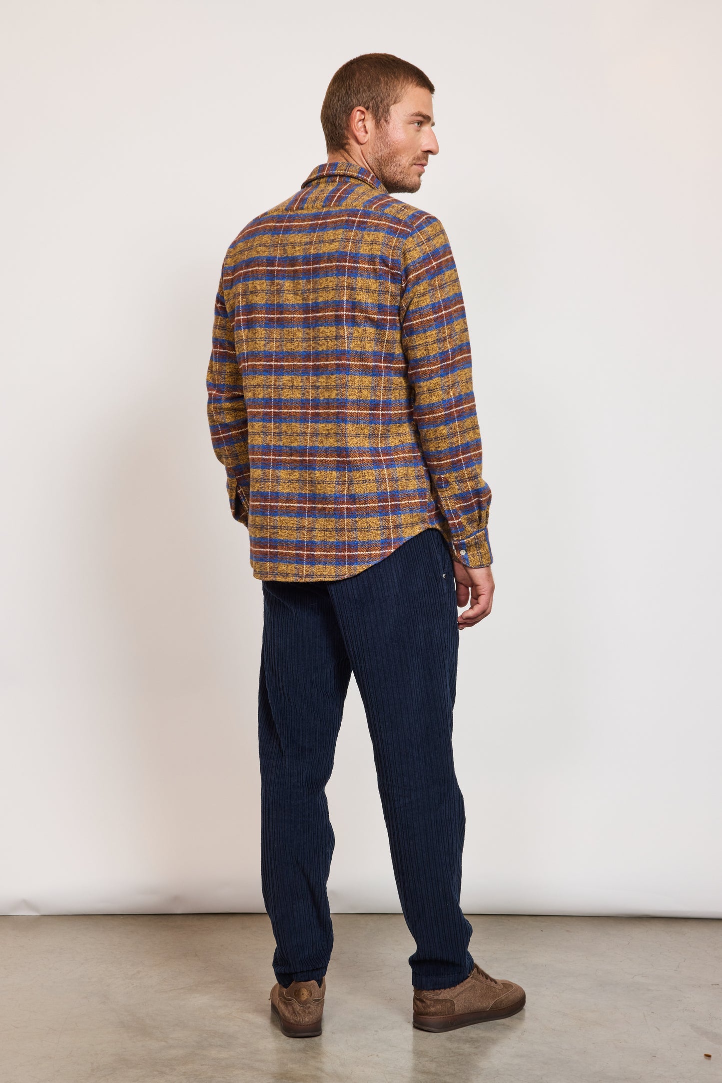 NAVAJO SEMI SLIM SHIRT SAFFRON