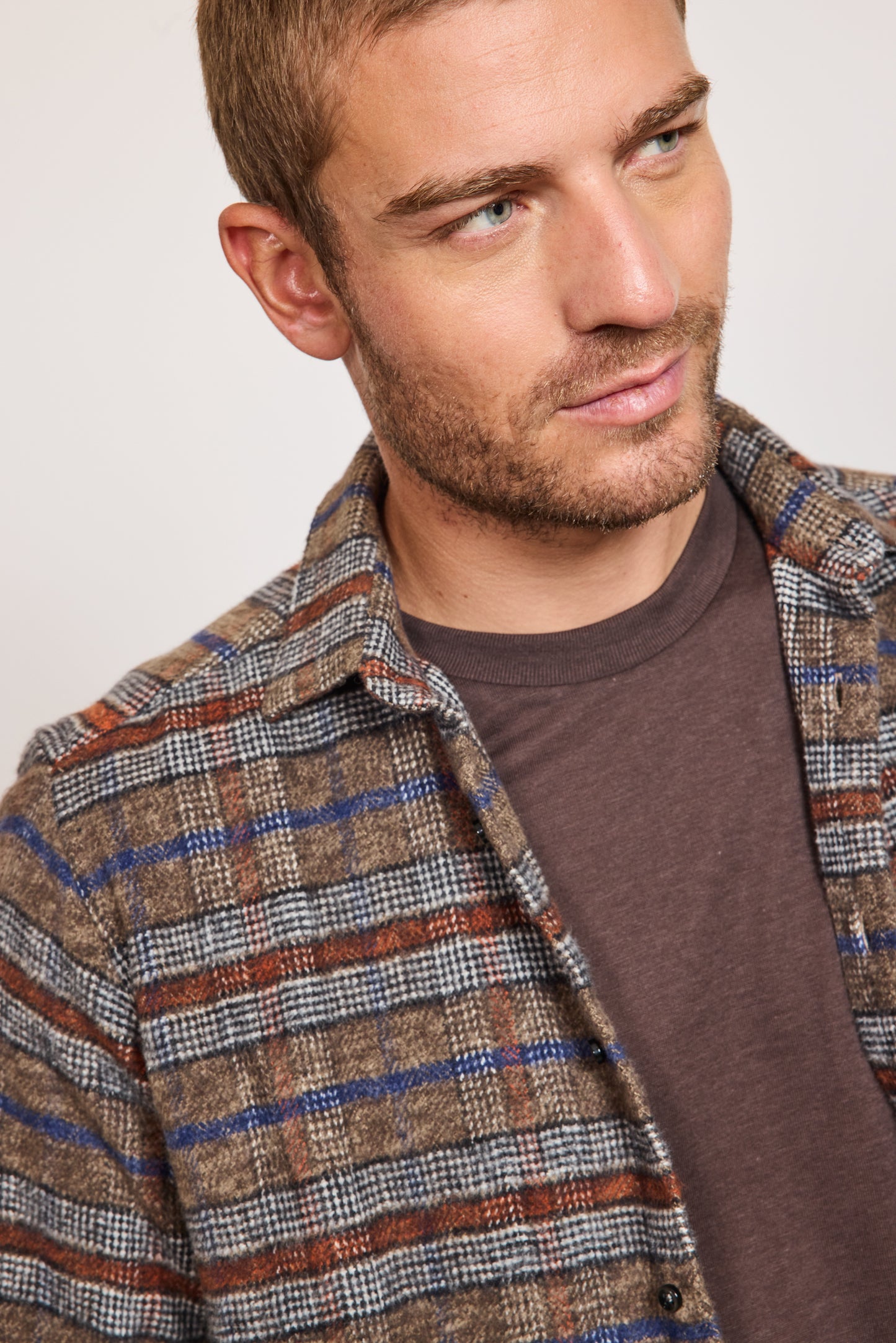 NAVAJO SEMI SLIM SHIRT MOCHA