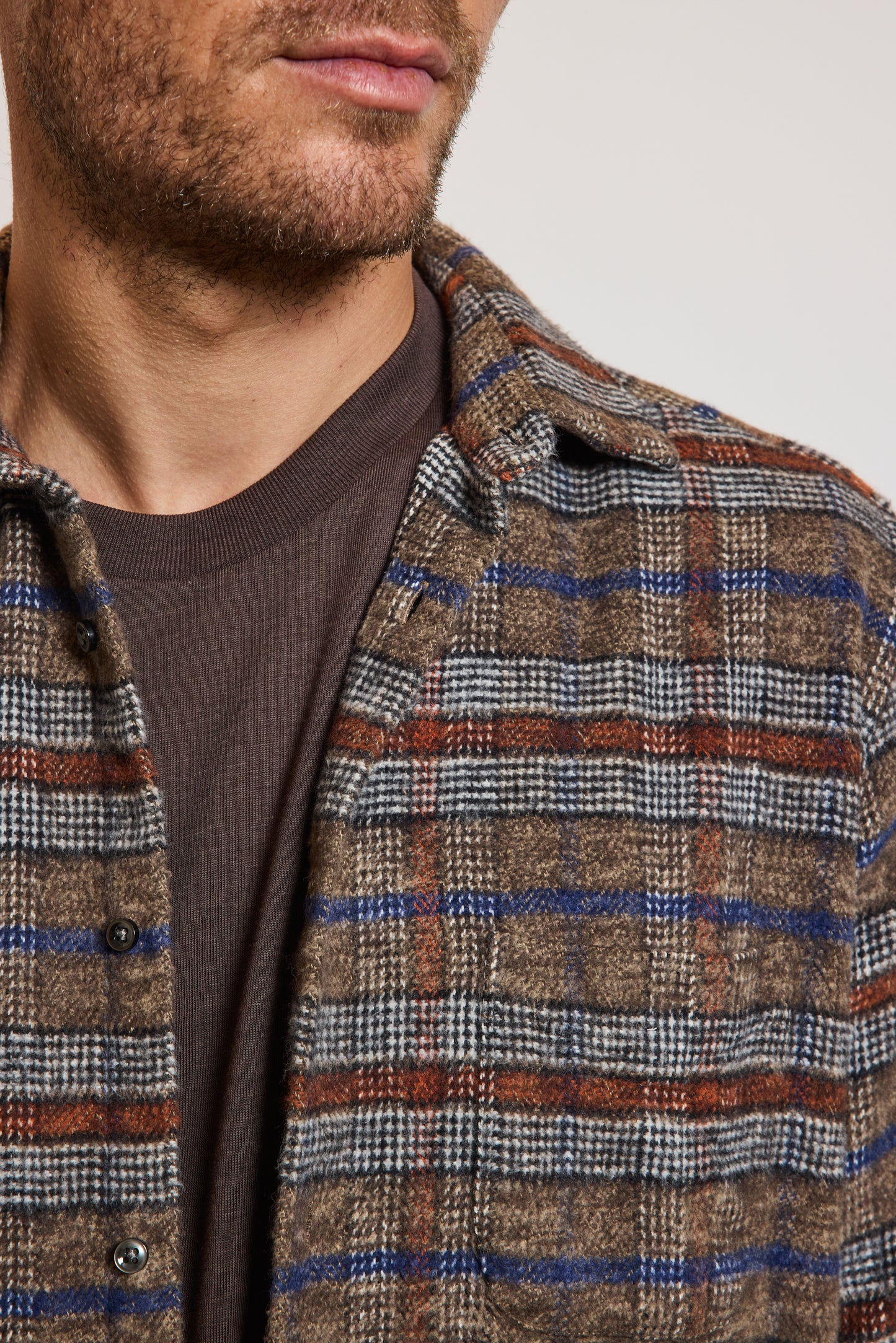 NAVAJO SEMI SLIM SHIRT MOCHA