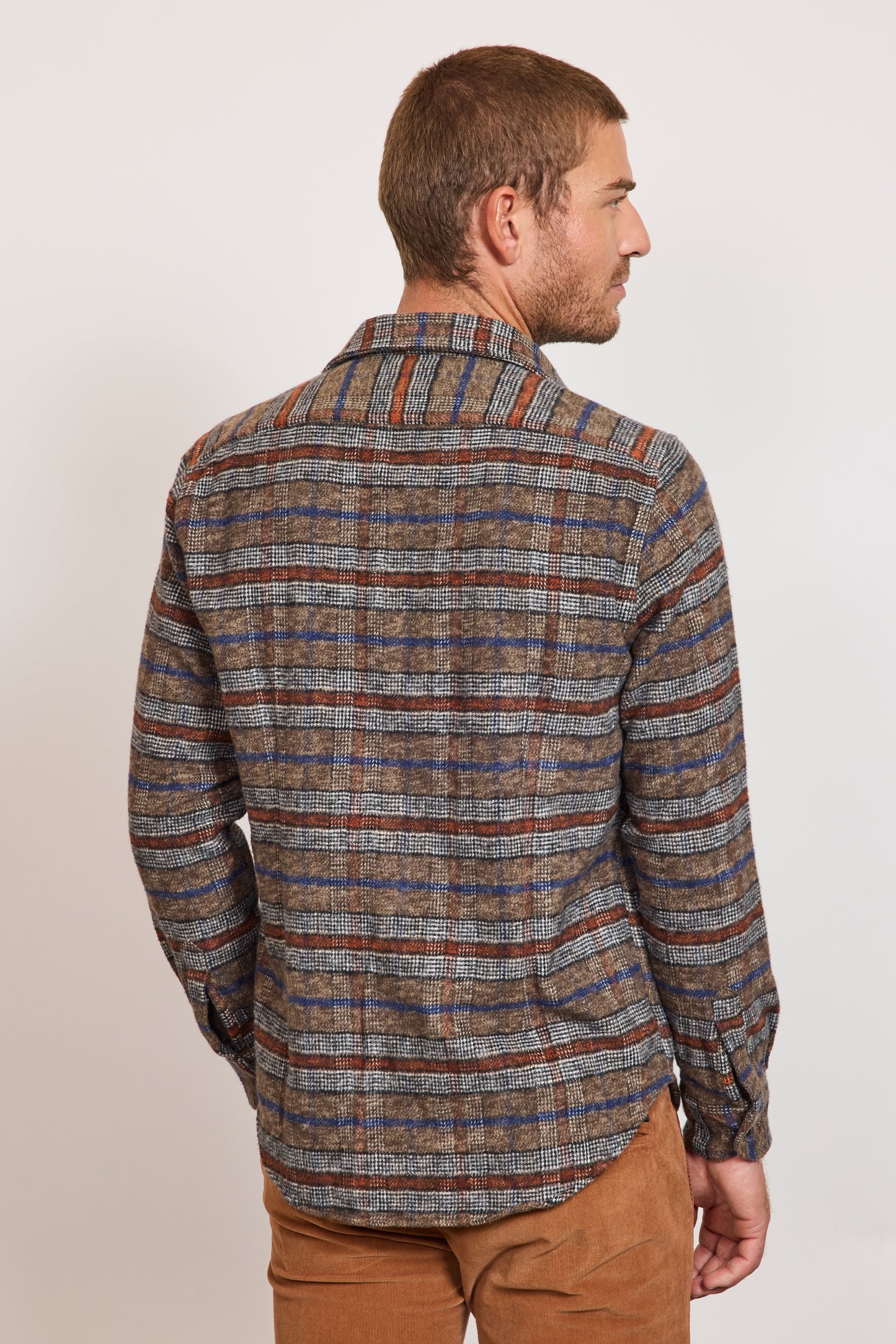 NAVAJO SEMI SLIM SHIRT MOCHA