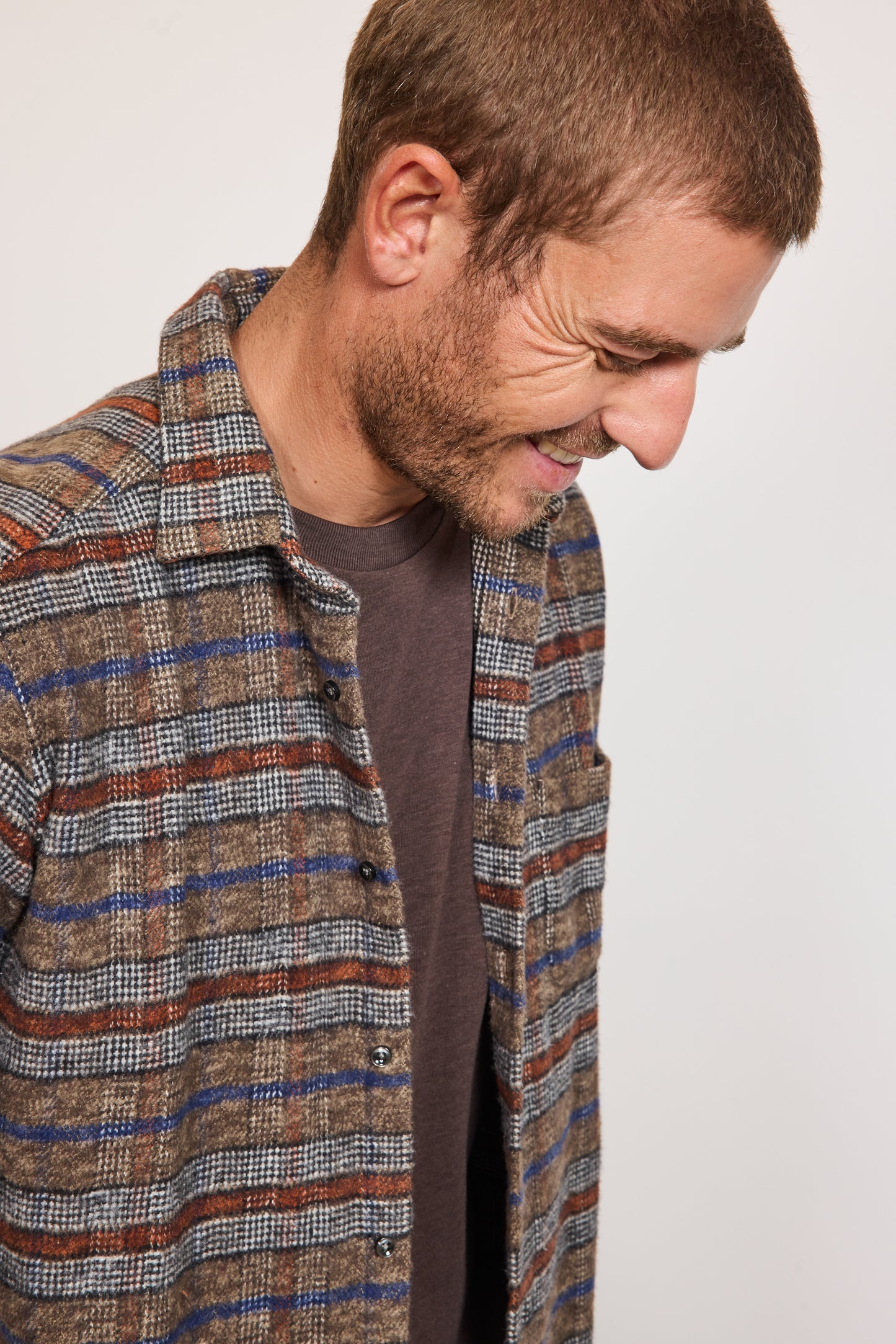 NAVAJO SEMI SLIM SHIRT MOCHA