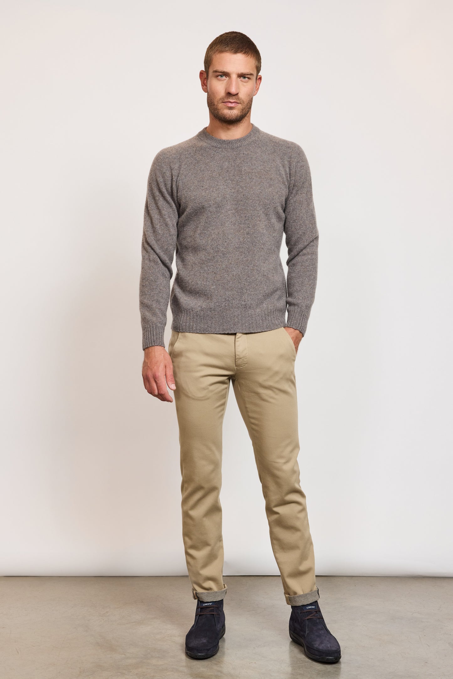 JERSEY TROUSERS BEIGE