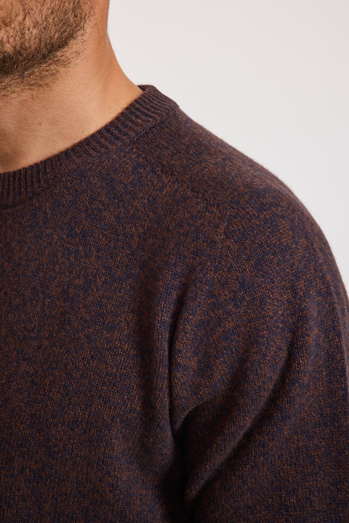 WOOL AND CASHMERE SWEATER INDIGO