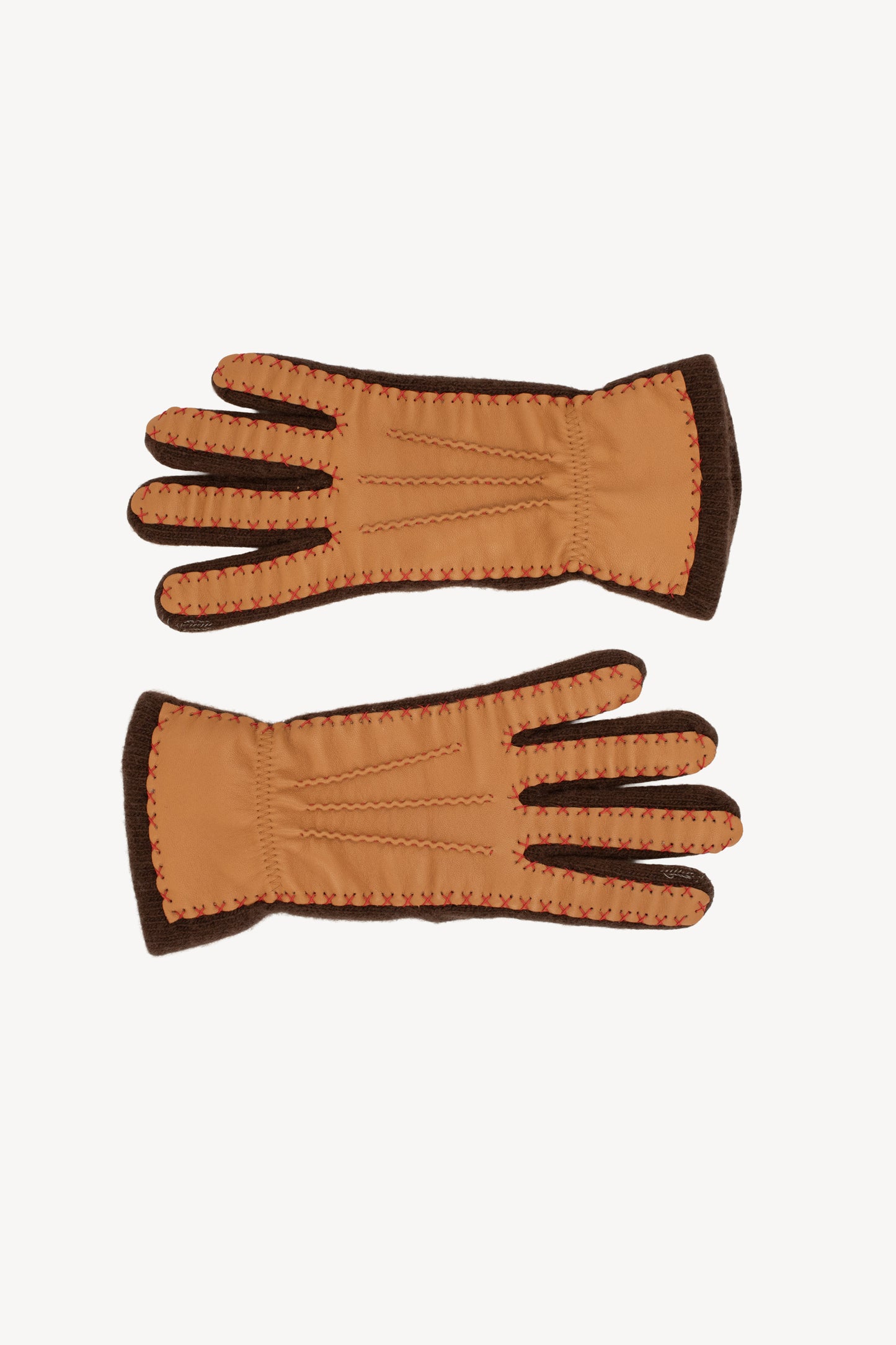 BI-MATERIAL GLOVES COCOA