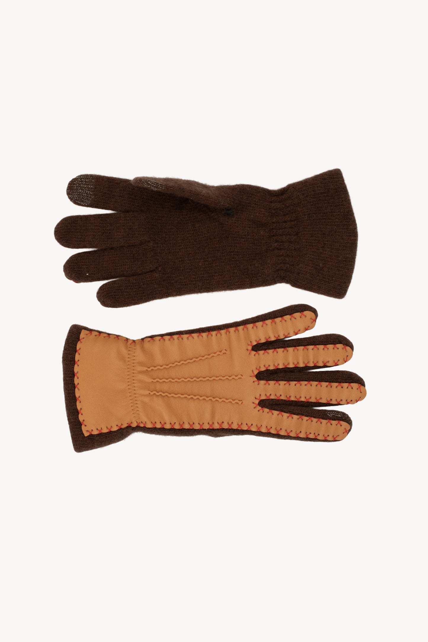 BI-MATERIAL GLOVES COCOA