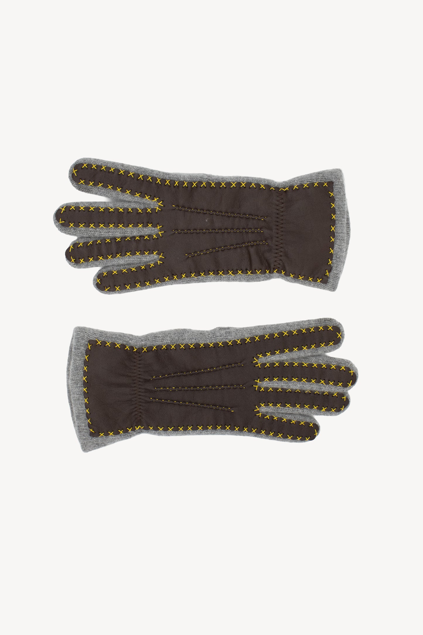 BI-MATERIAL GLOVES GREY