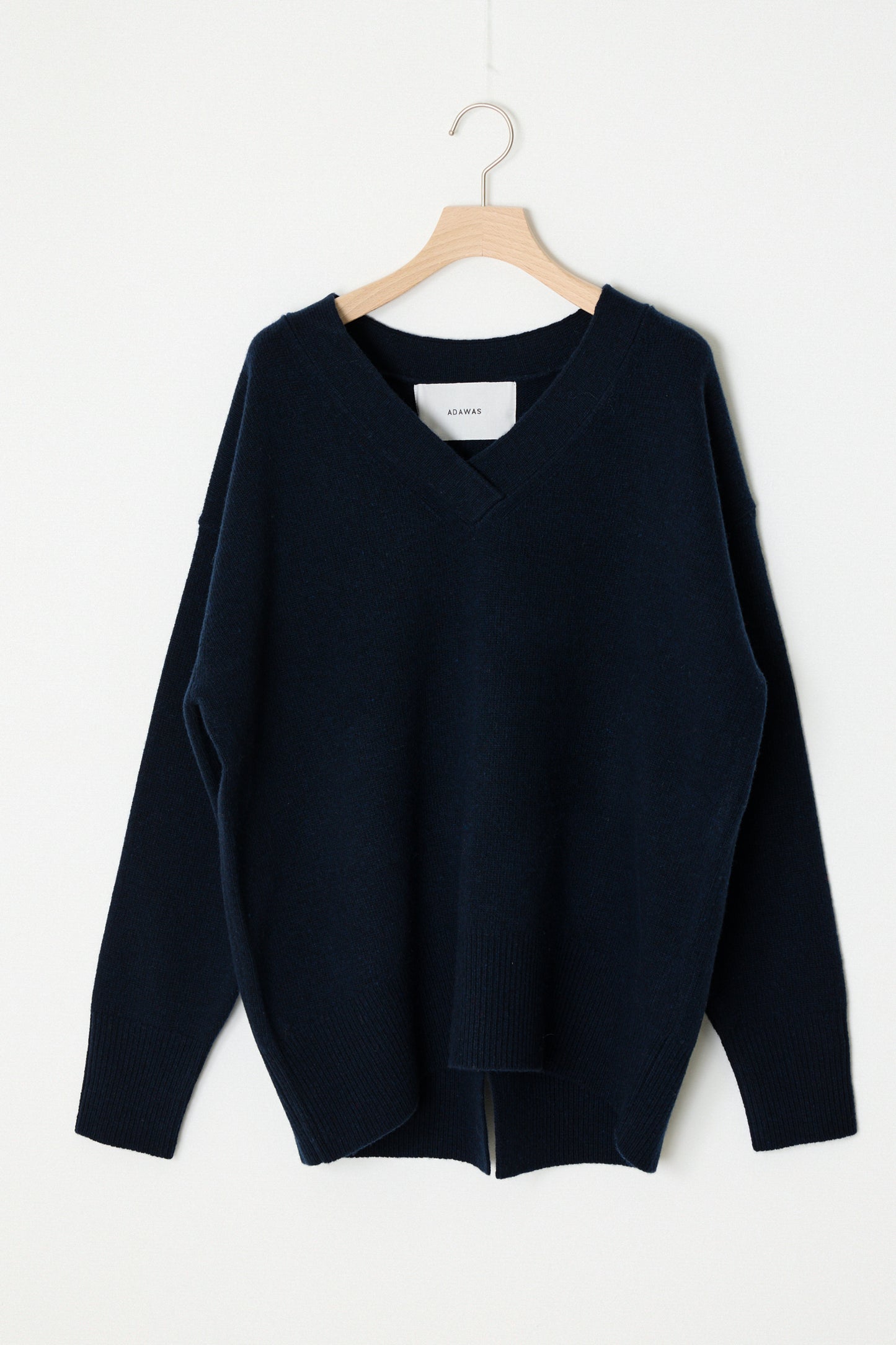 OVERSIZED V SWEATER NAVY