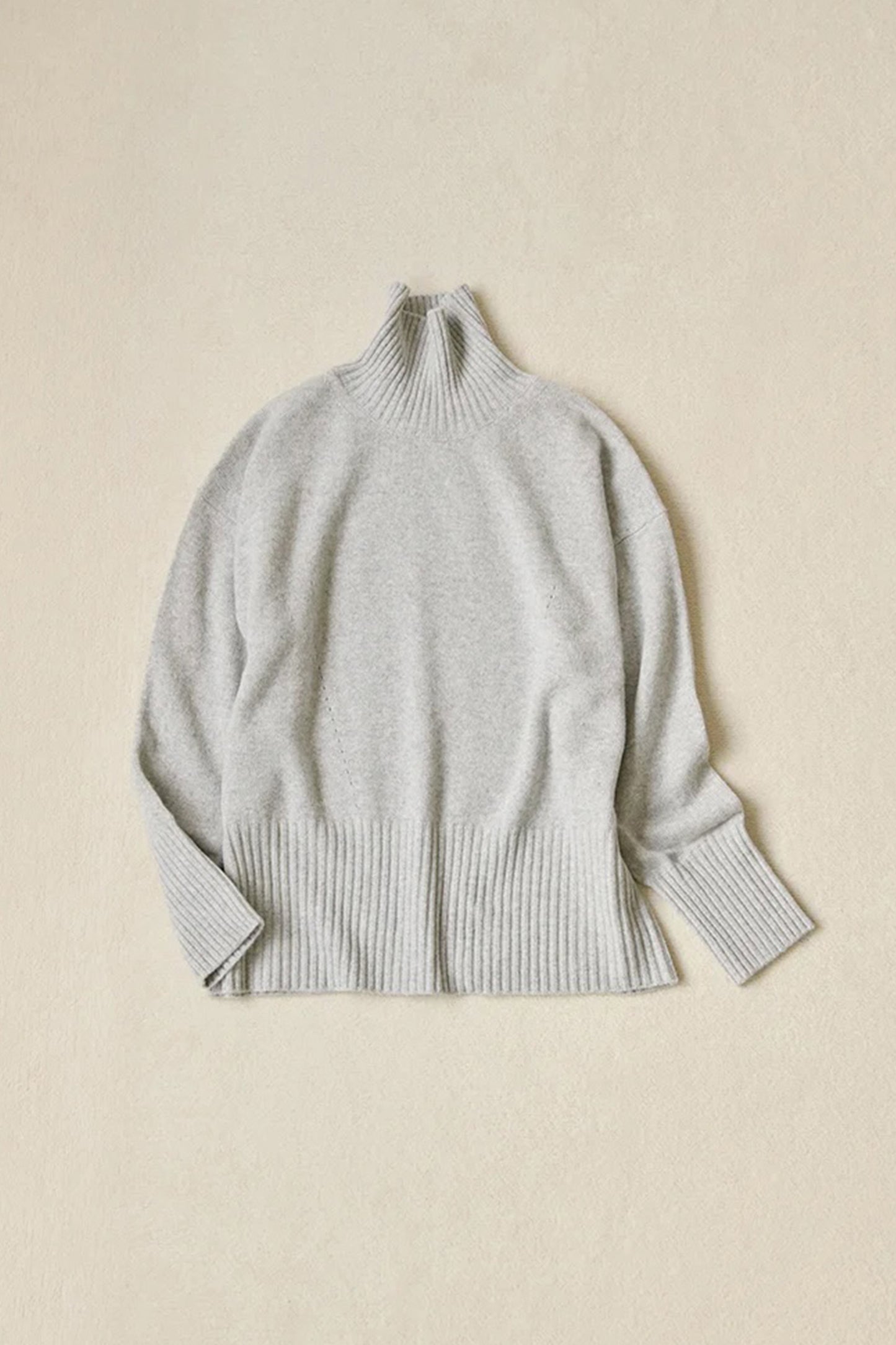 COL ROULÉ OVERSIZE GRIS