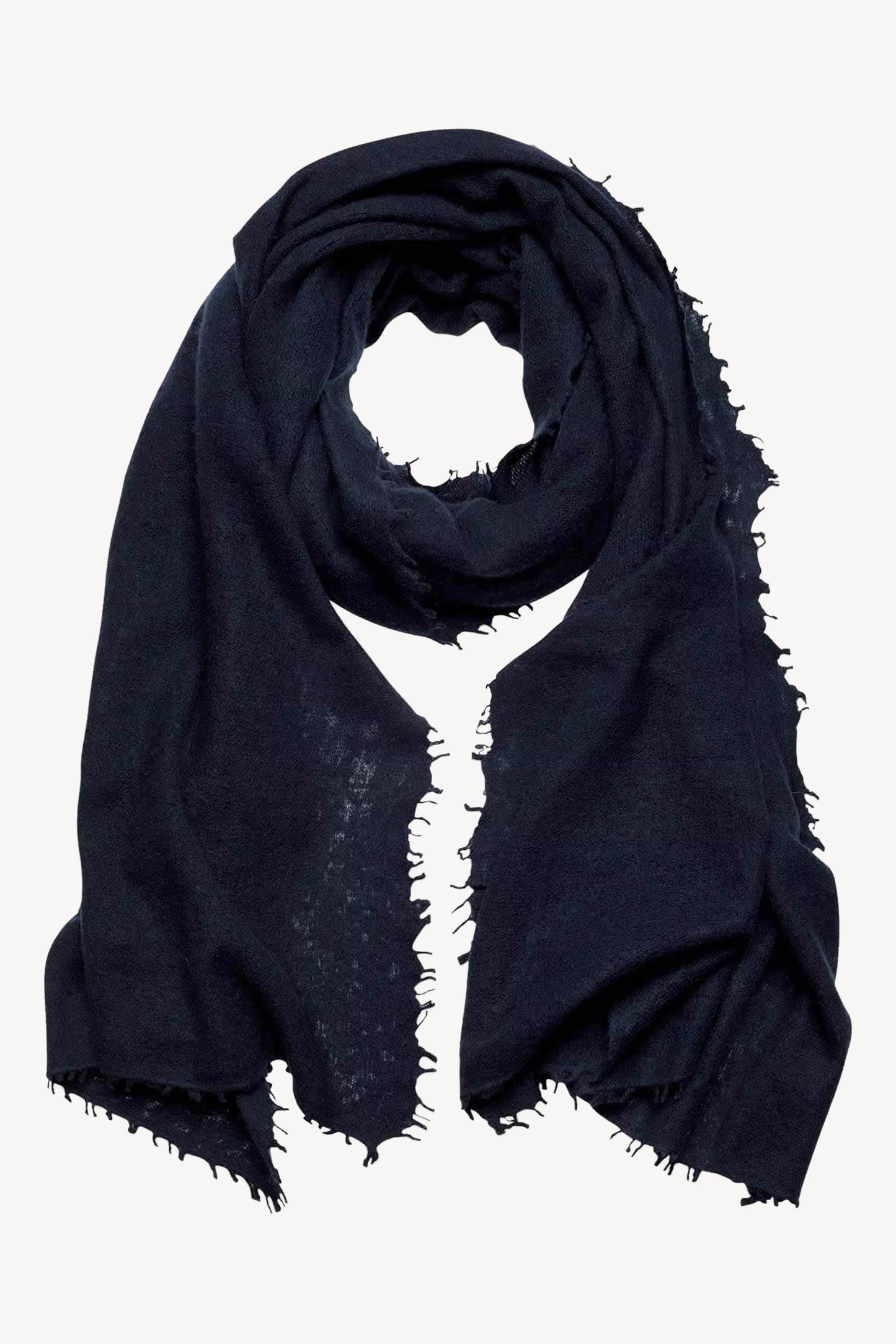 CASHMERE SCARF NAVY