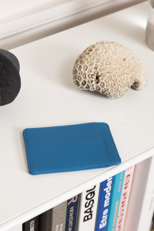 PORTE CARTES BLEU ROI