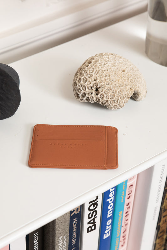 PORTE CARTES MARRON