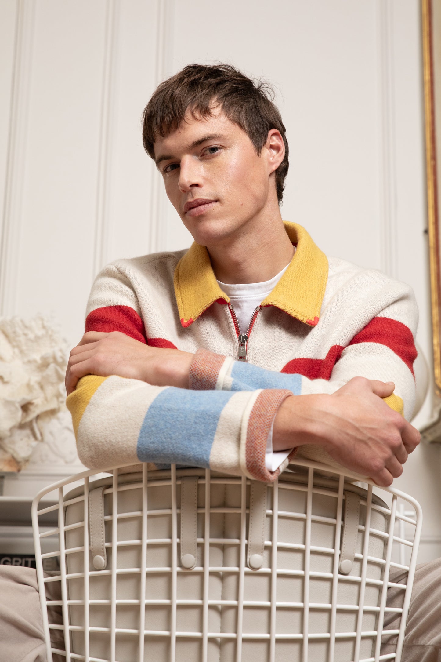 WOOL JACKET OFF WHITE