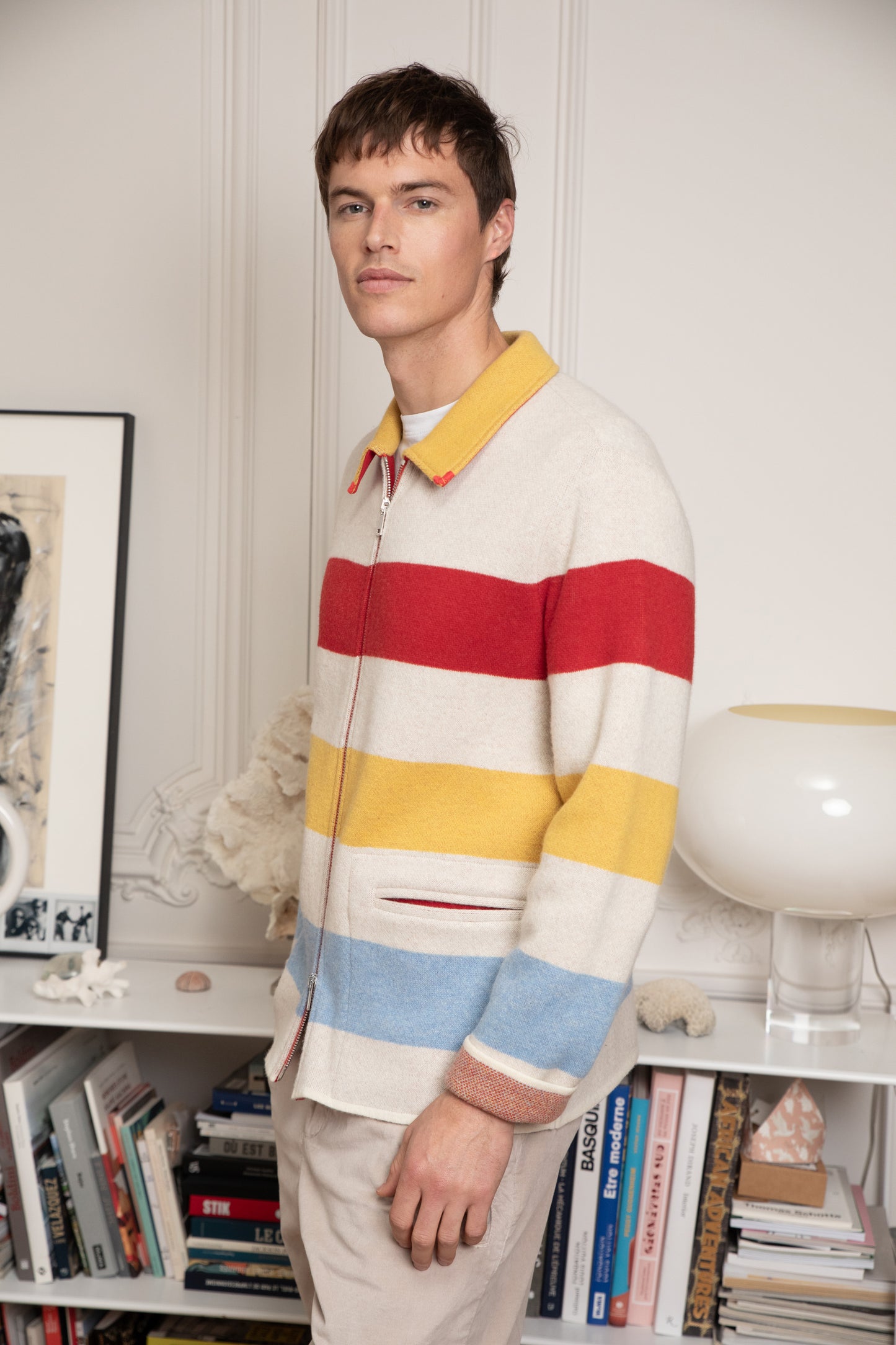 WOOL JACKET OFF WHITE