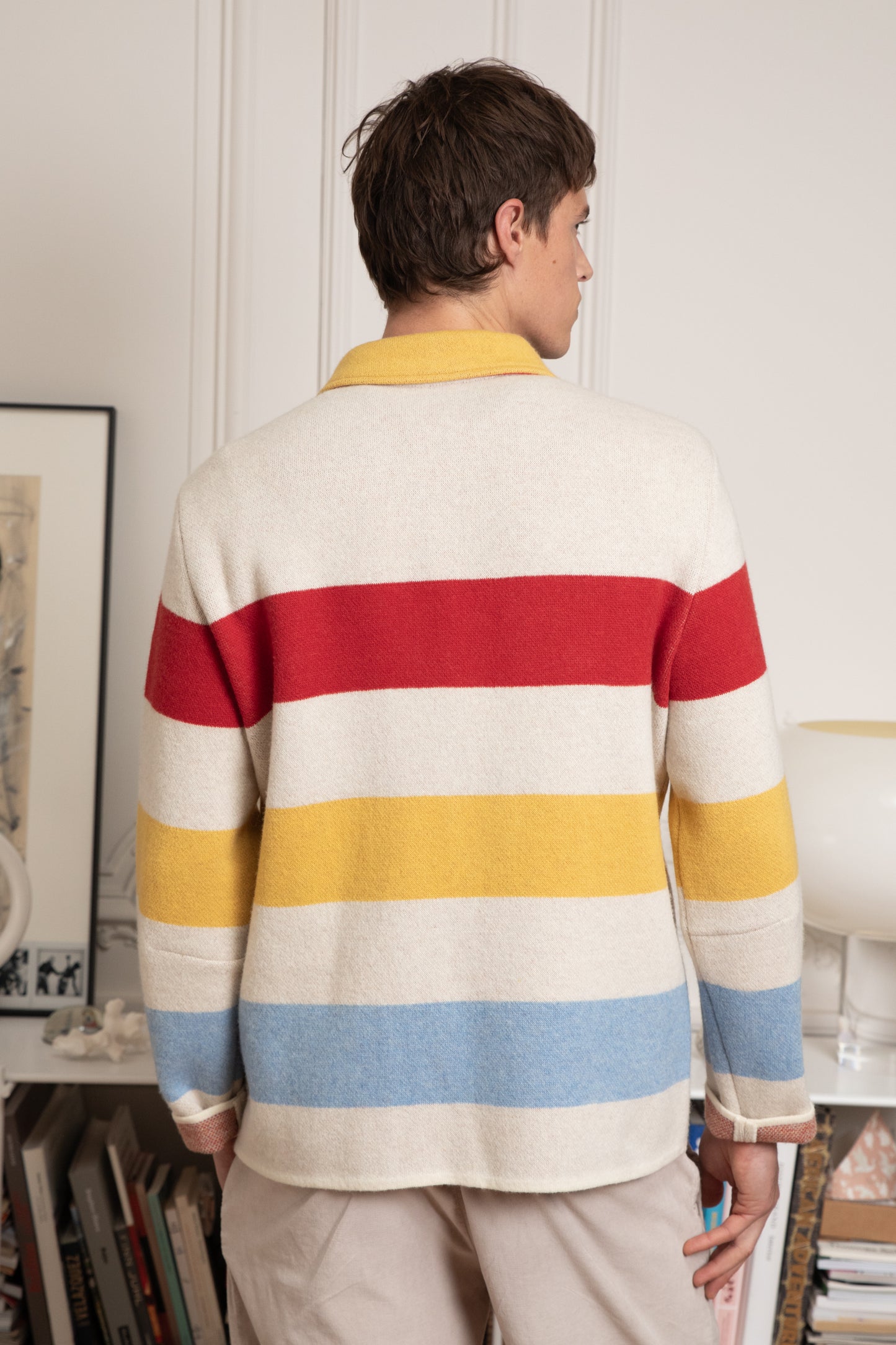 WOOL JACKET OFF WHITE