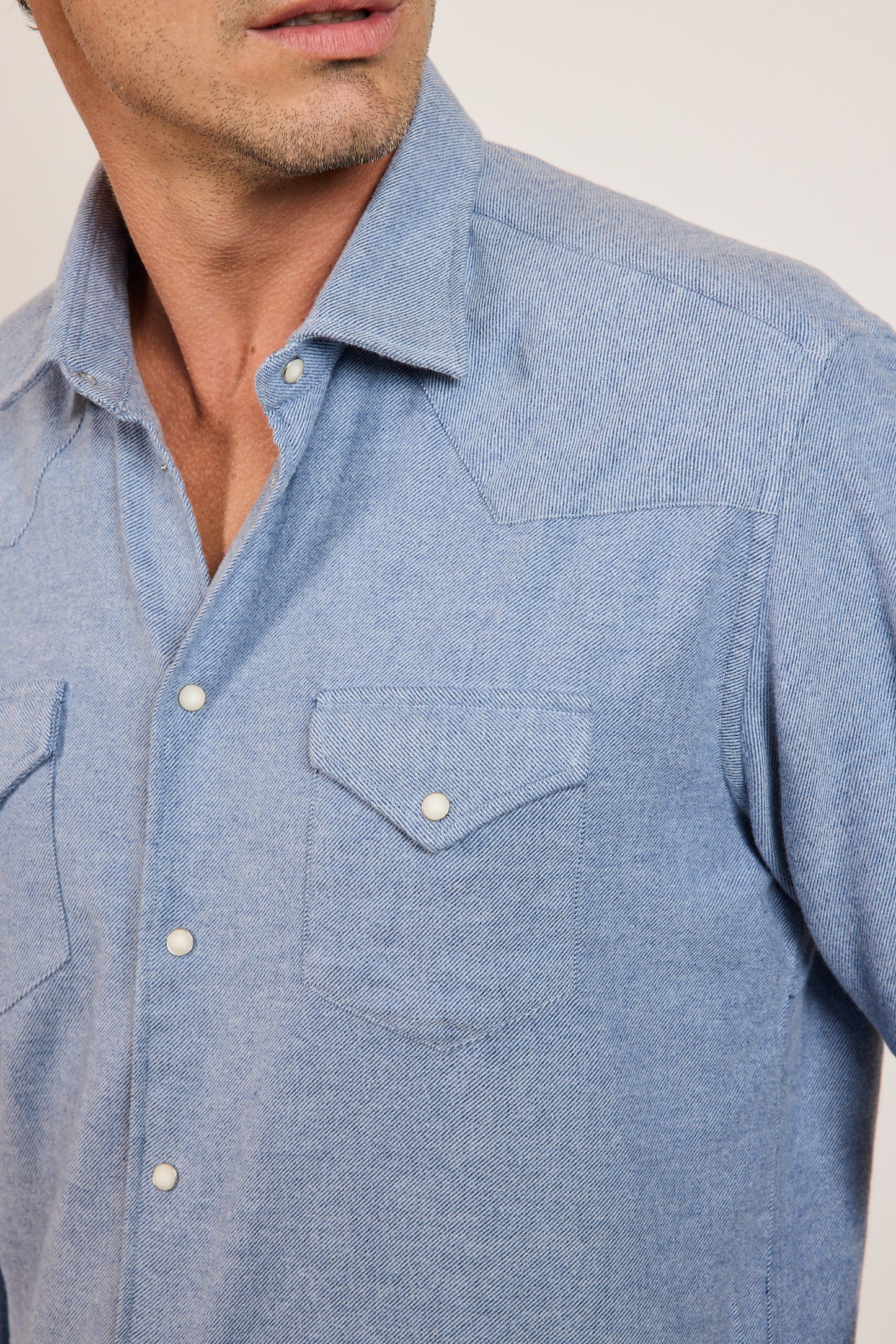 WESTERN SHIRT BLUE