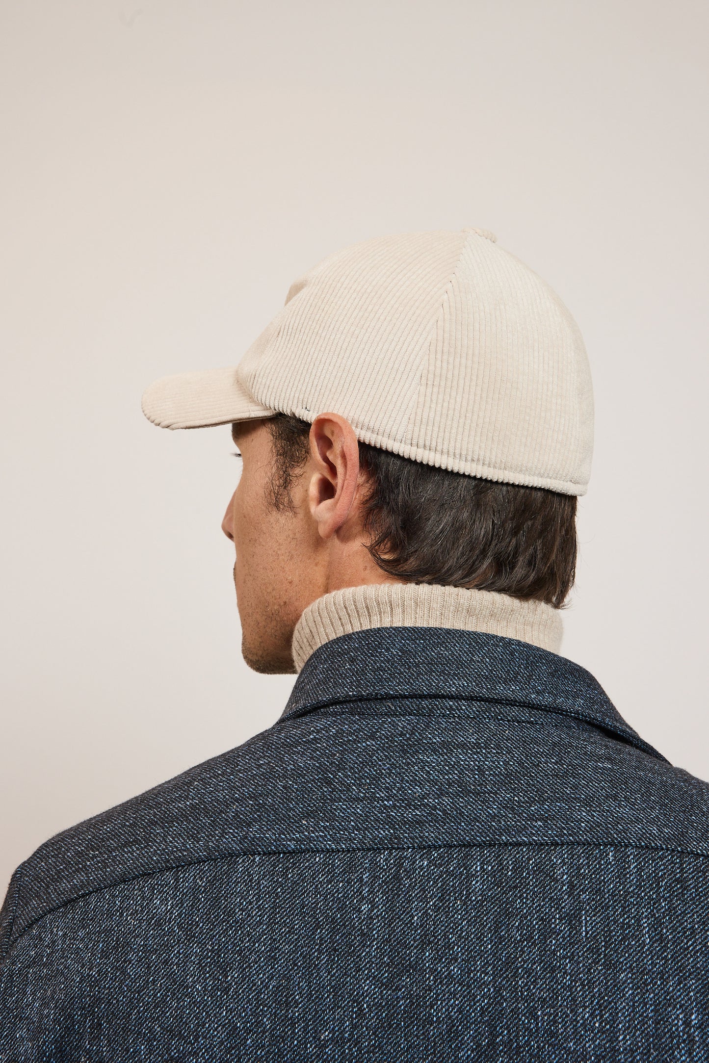 CORDUROY CAP OFF WHITE