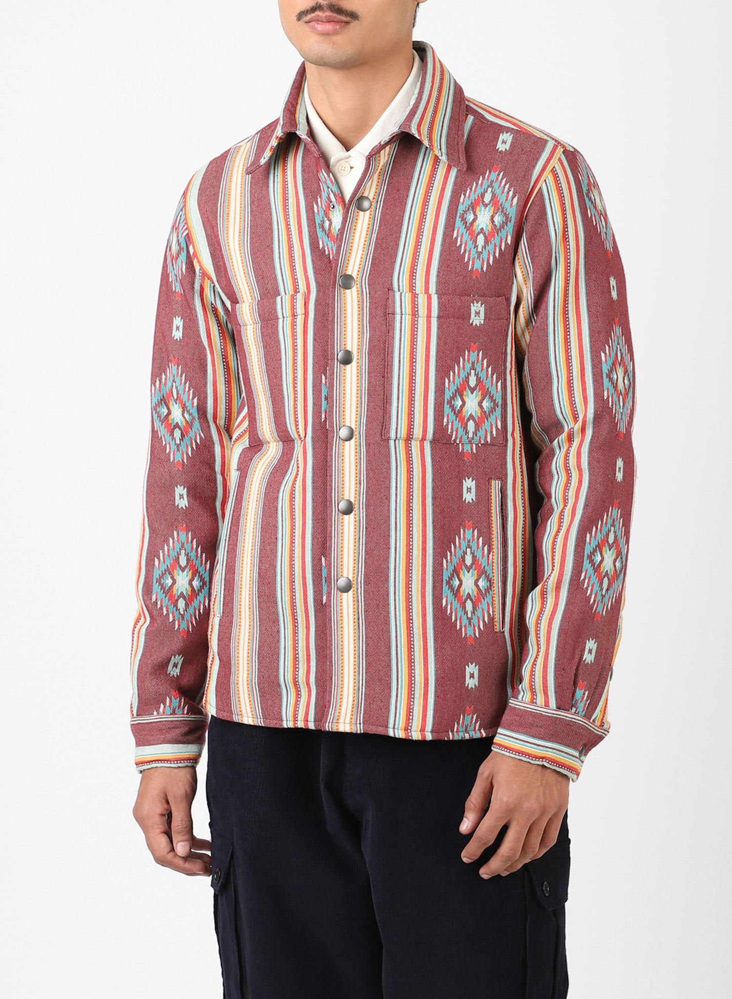 PADDED JACKET BED IN WINE