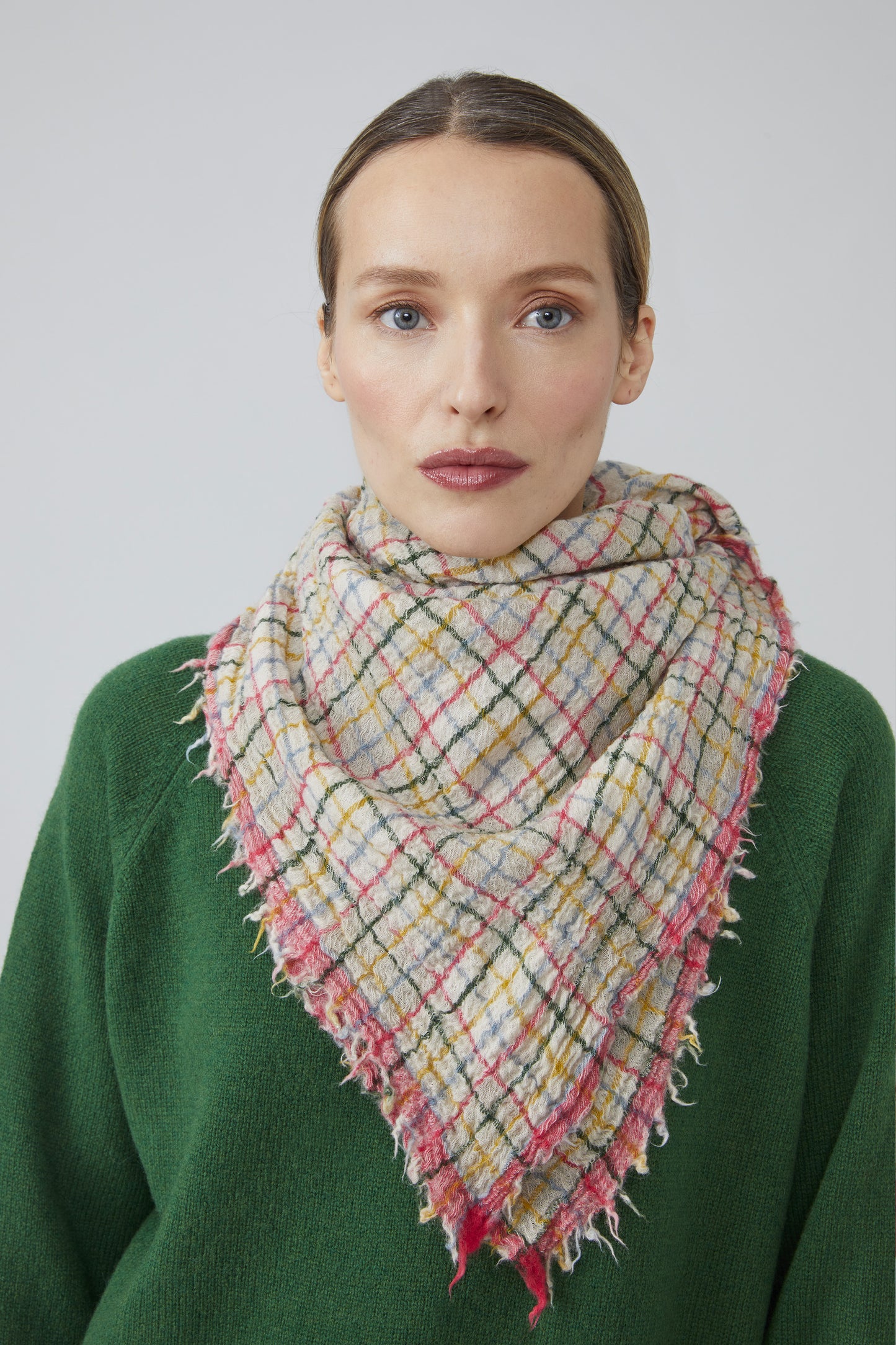 WOOL SCARF OFF WHITE