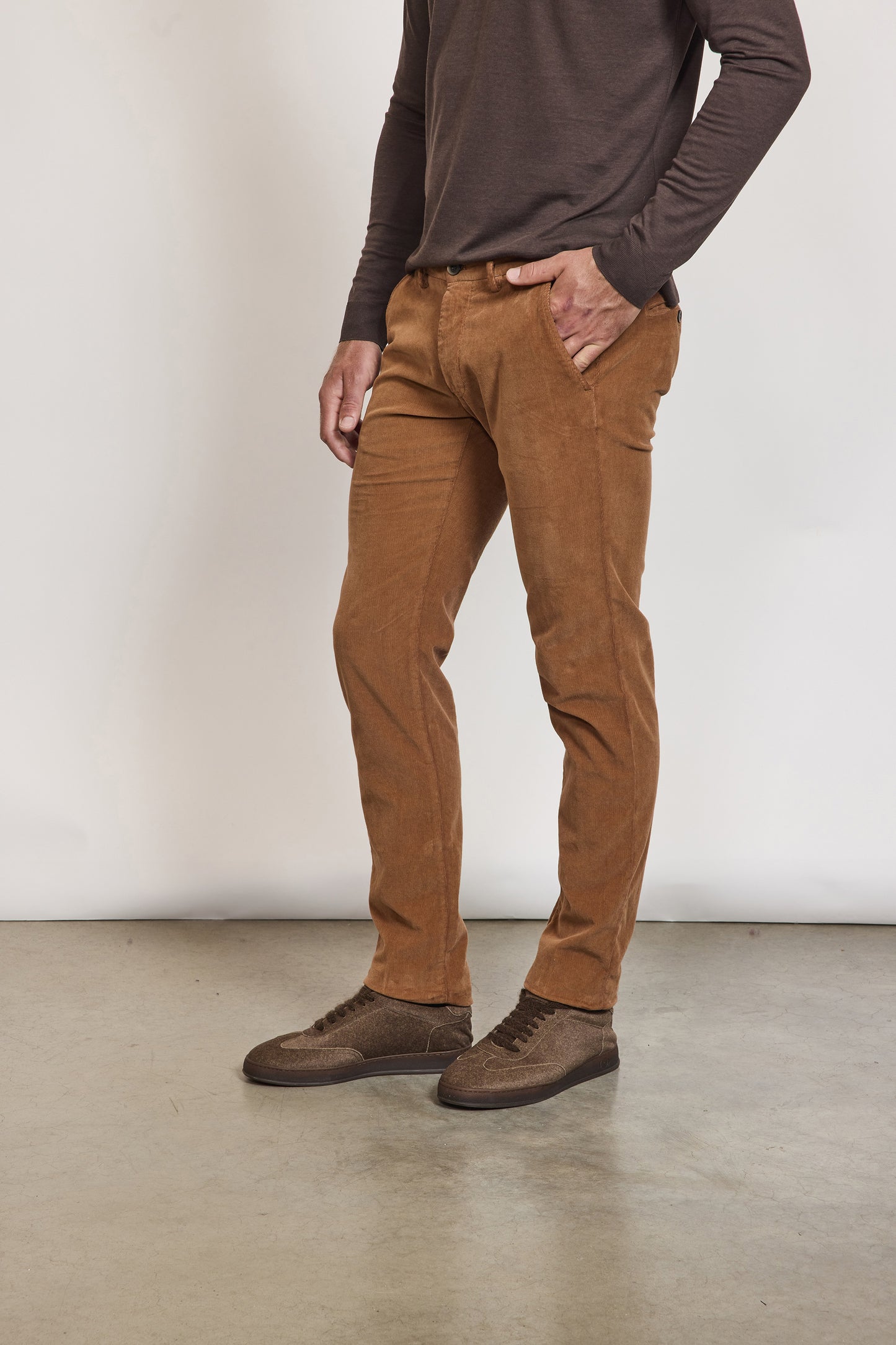 PANTALON VELOURS AUBURN