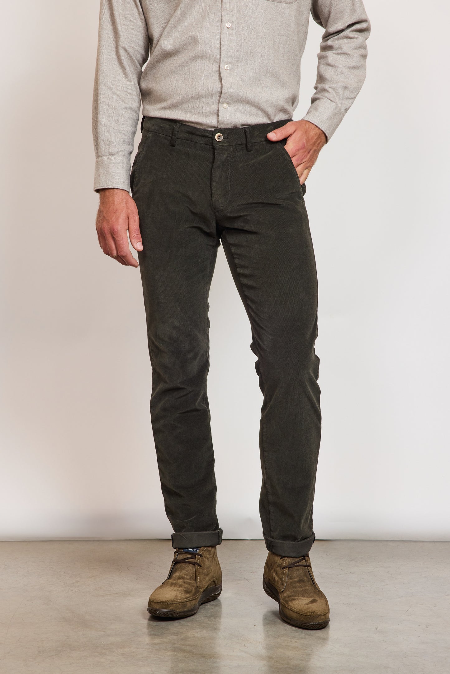 PANTALON VELOURS CHOCOLAT