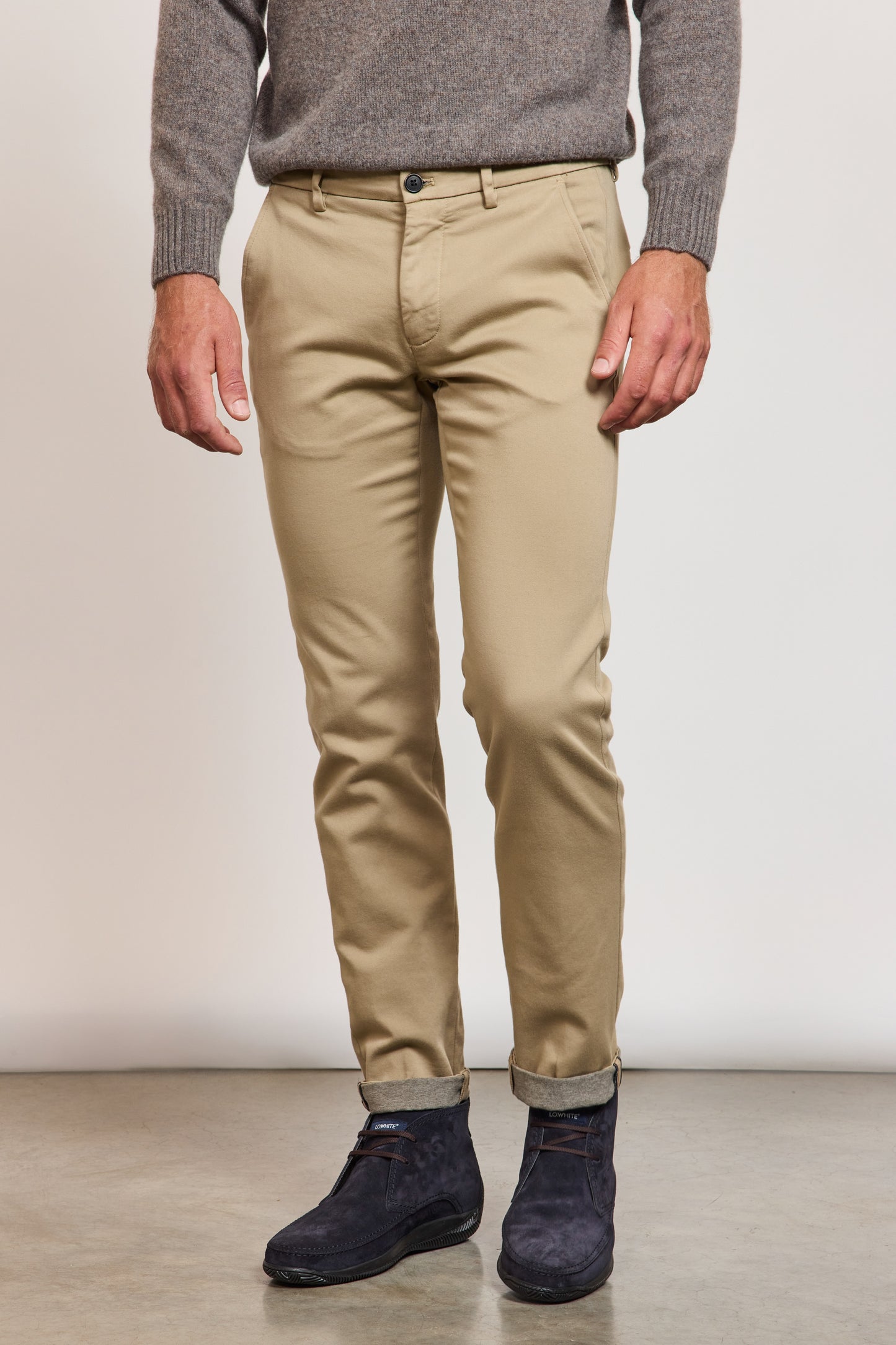 JERSEY TROUSERS BEIGE
