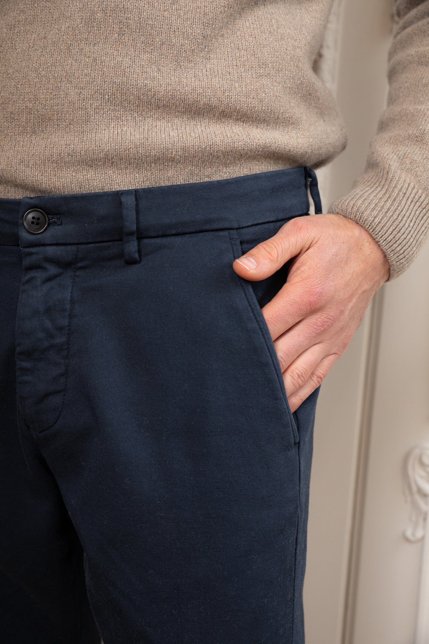 PANTALON JERSEY INDIGO