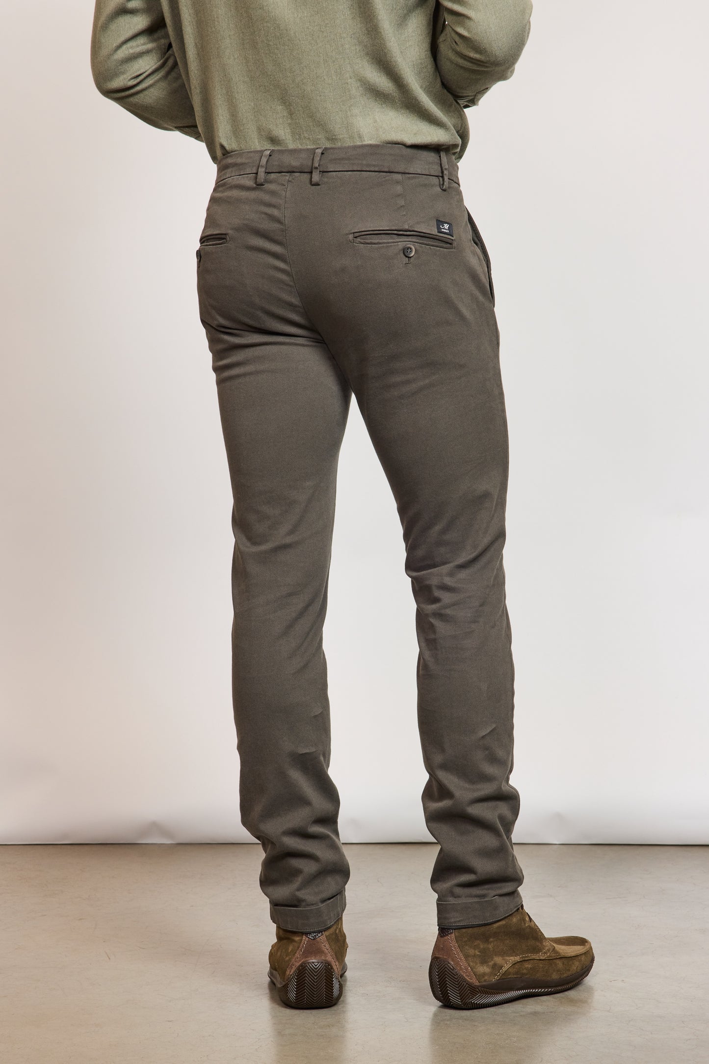 PANTALON DIAGONALE CHOCOLAT