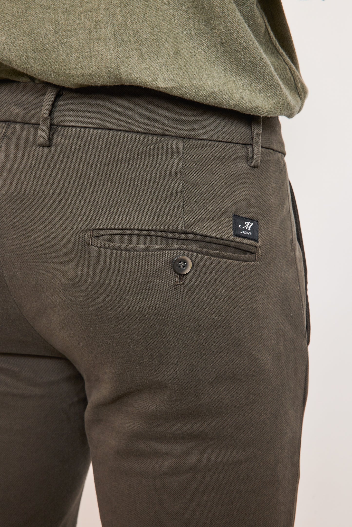 PANTALON DIAGONALE CHOCOLAT