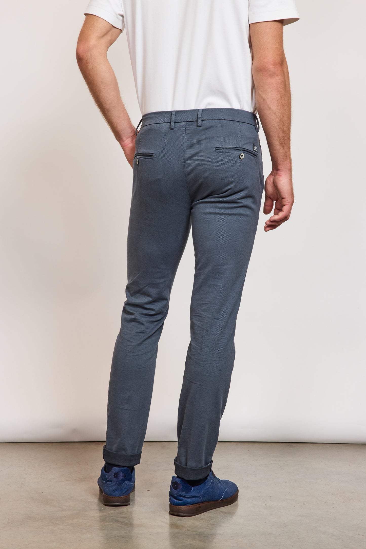 PANTALON DIAGONALE GRIS