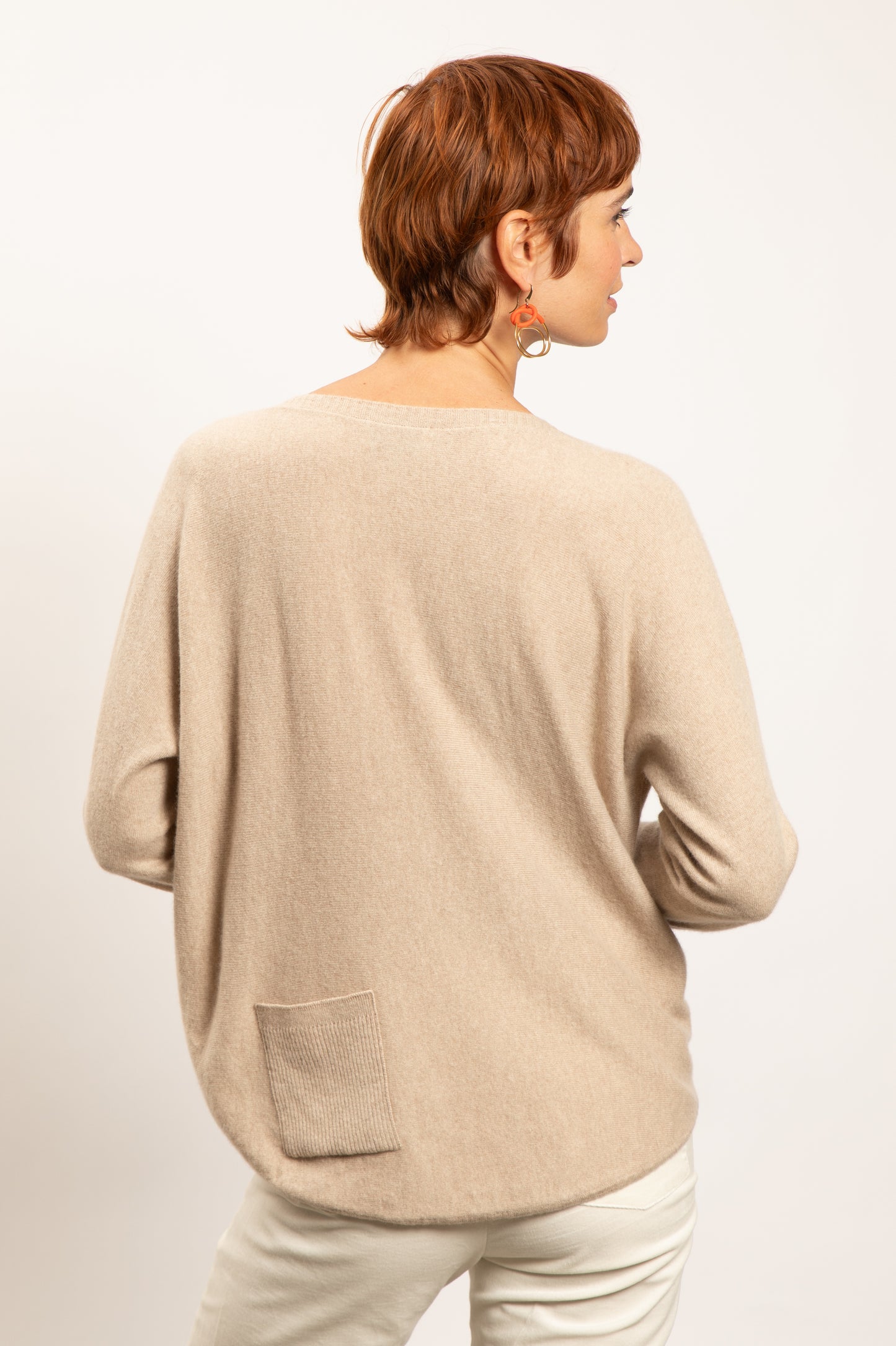 CASHMERE SWEATER BEIGE