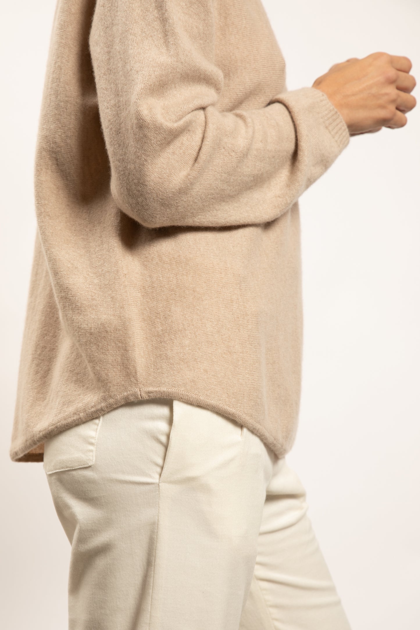 CASHMERE SWEATER BEIGE