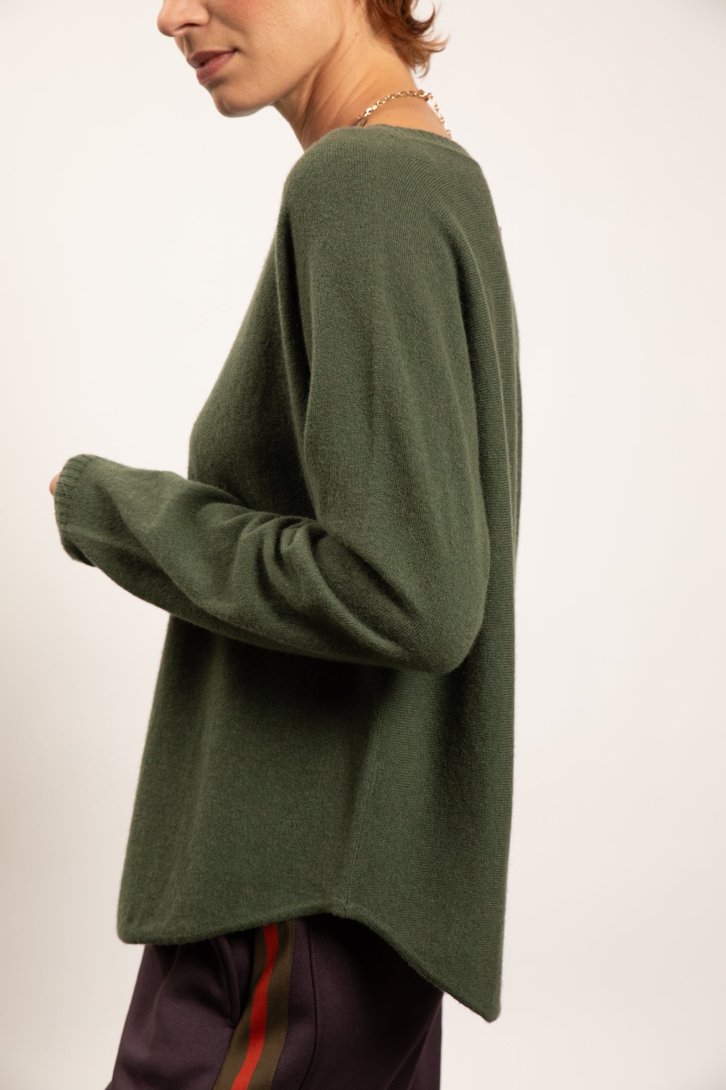 CASHMERE SWEATER KHAKI