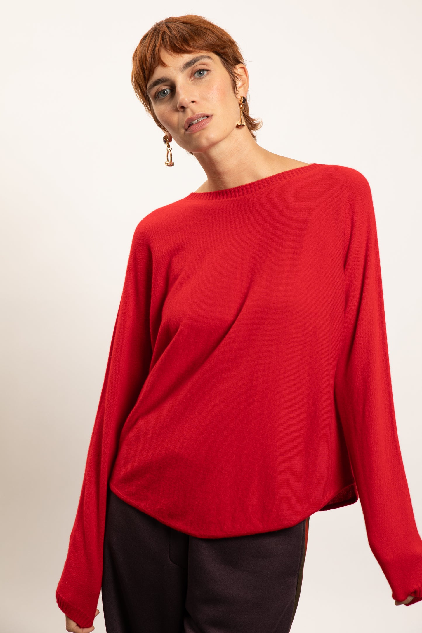 CASHMERE SWEATER RED