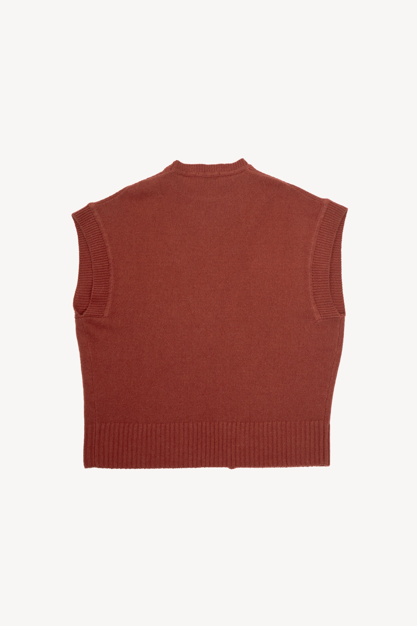 SLEEVELESS RECYCLED CASHMERE BLUSH