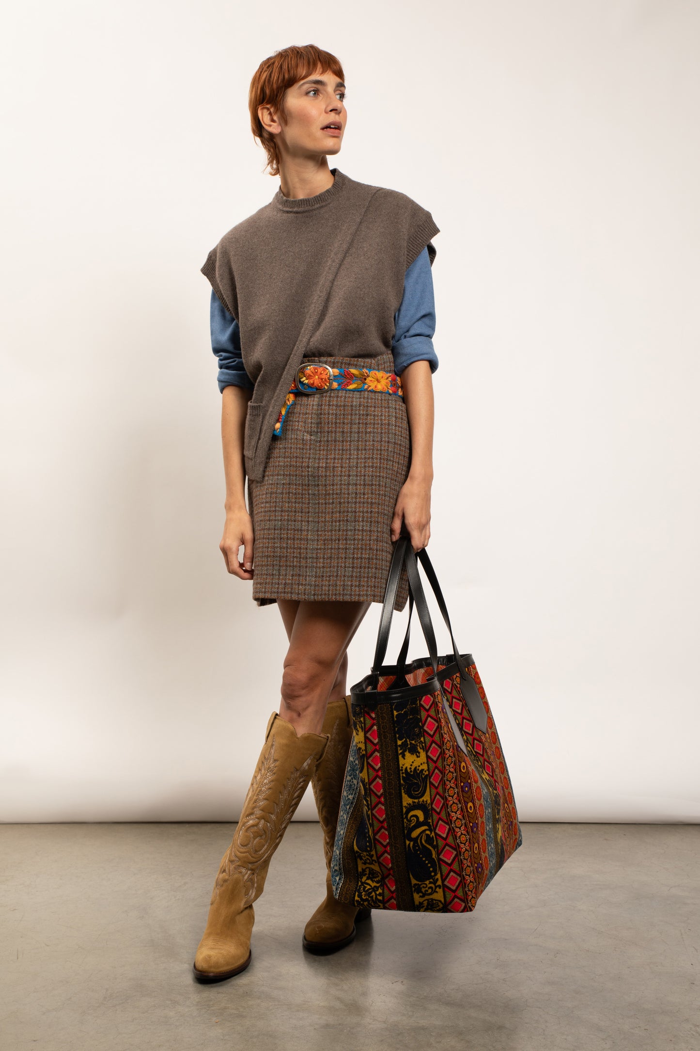 SLEEVELESS RECYCLED CASHMERE VISON