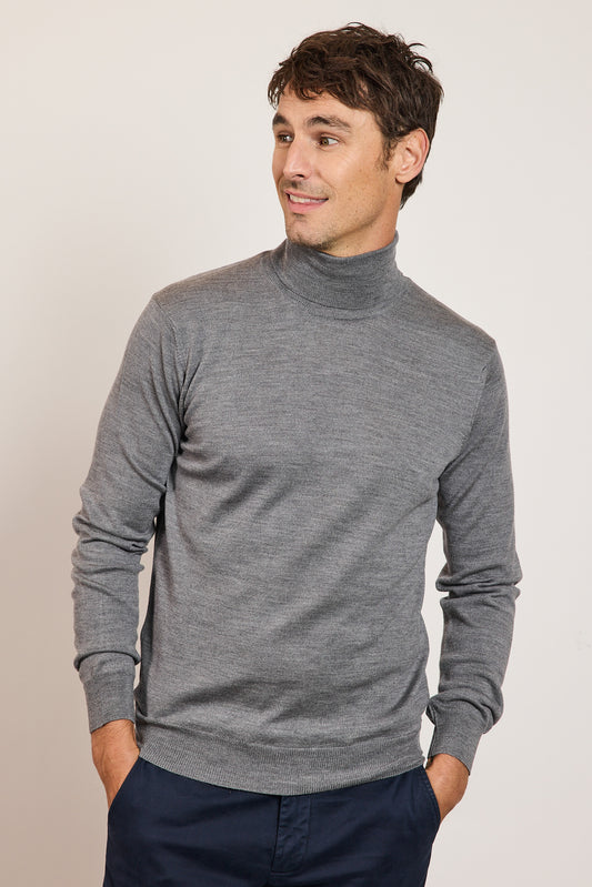 PULL COL ROULÉ MÉRINOS