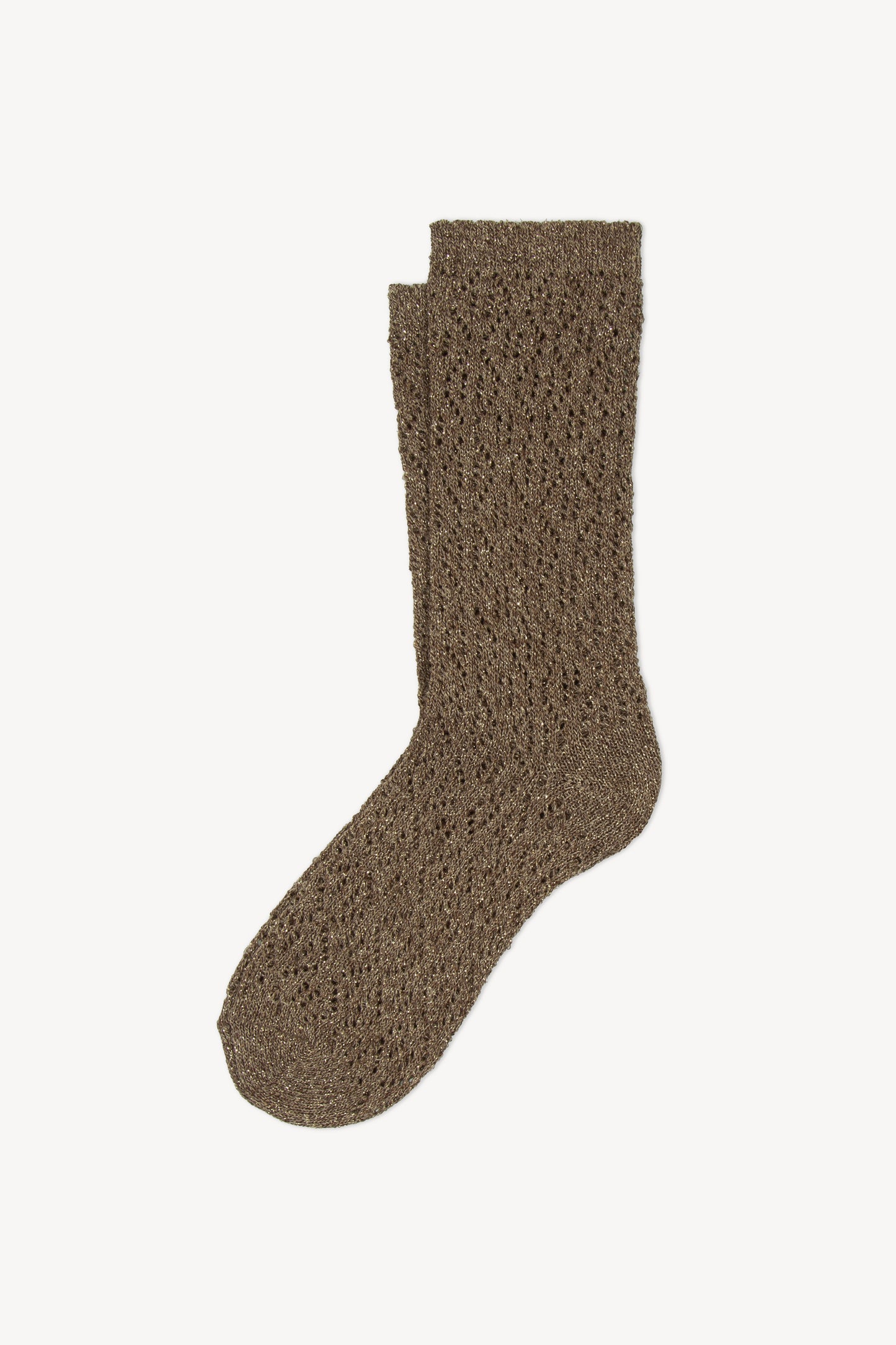 LUREX SOCKS CAMEL