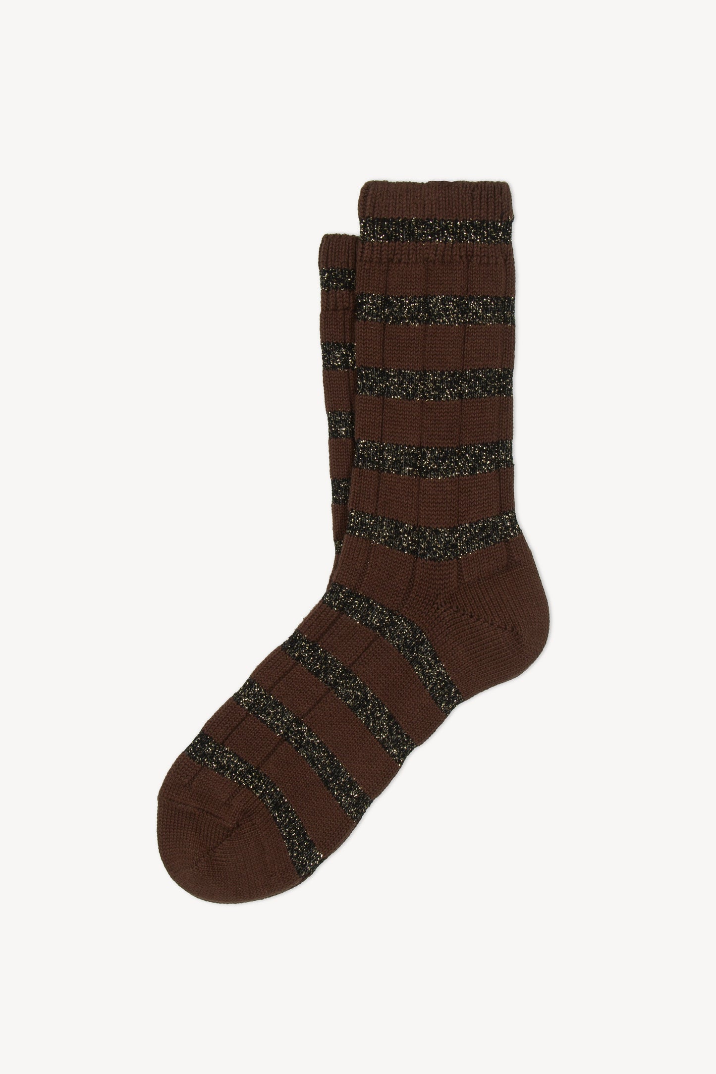 STRIPED SOCKS COCOA