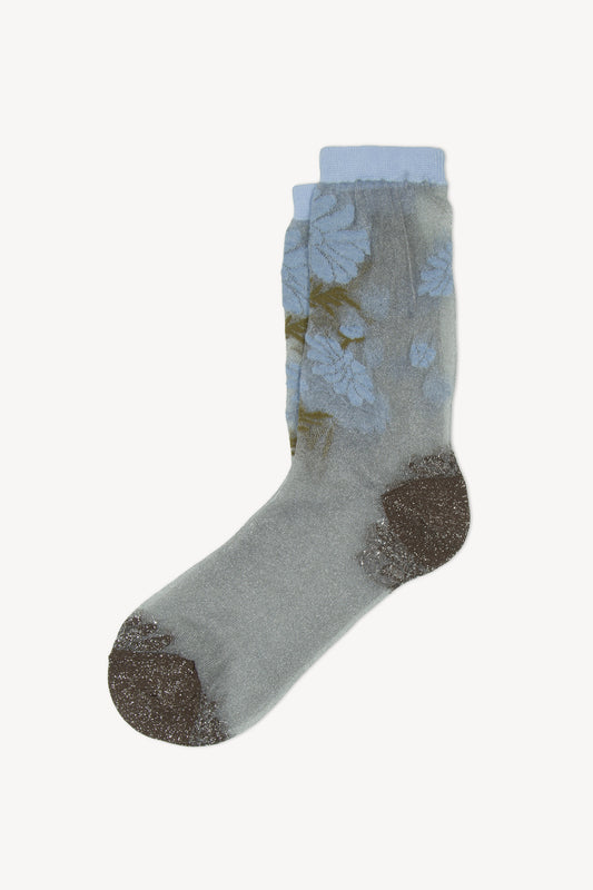 CHAUSSETTES EN RÉSILLE CIEL