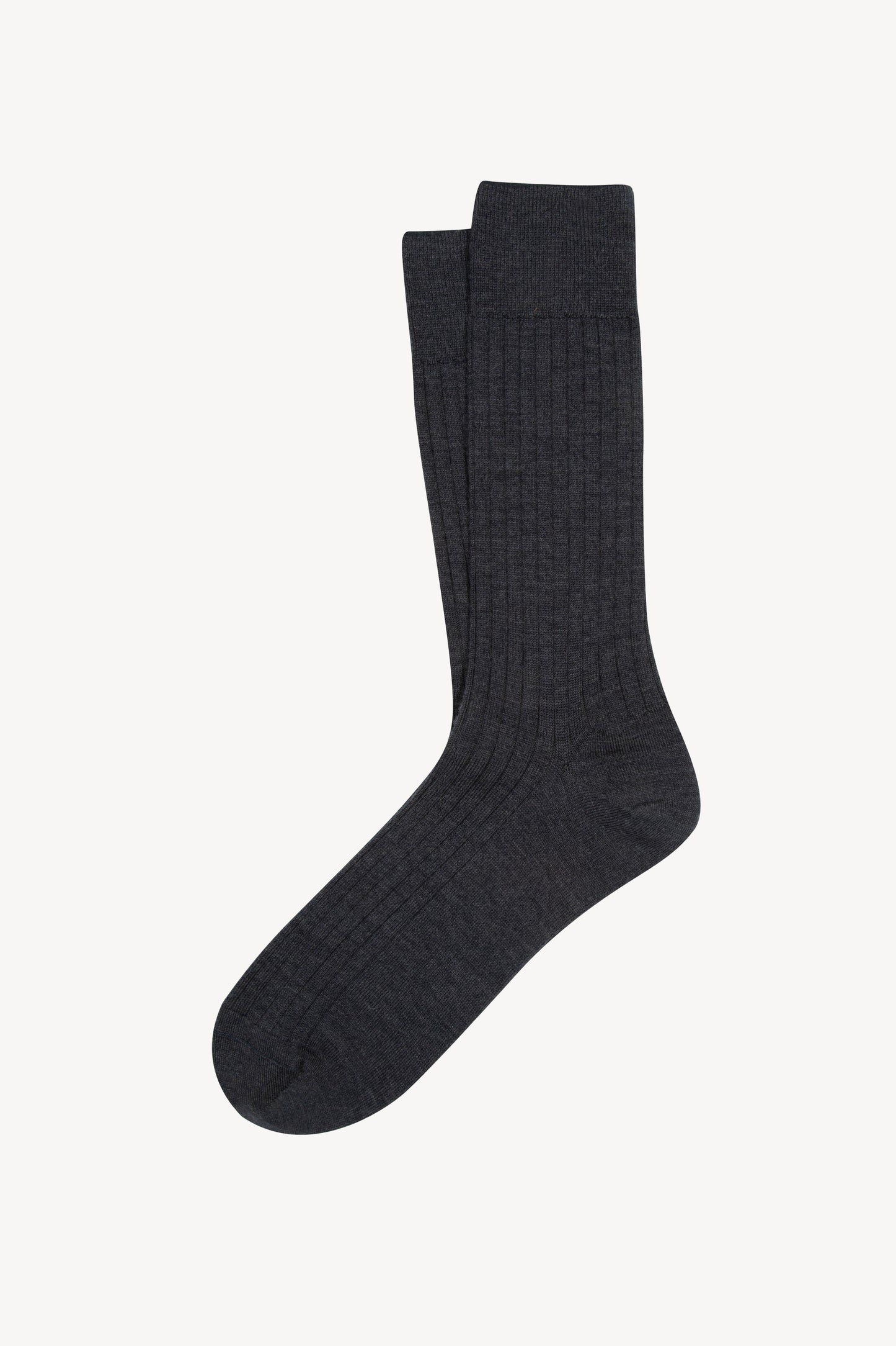 SHORT WOOL SOCKS ANTHRACITE