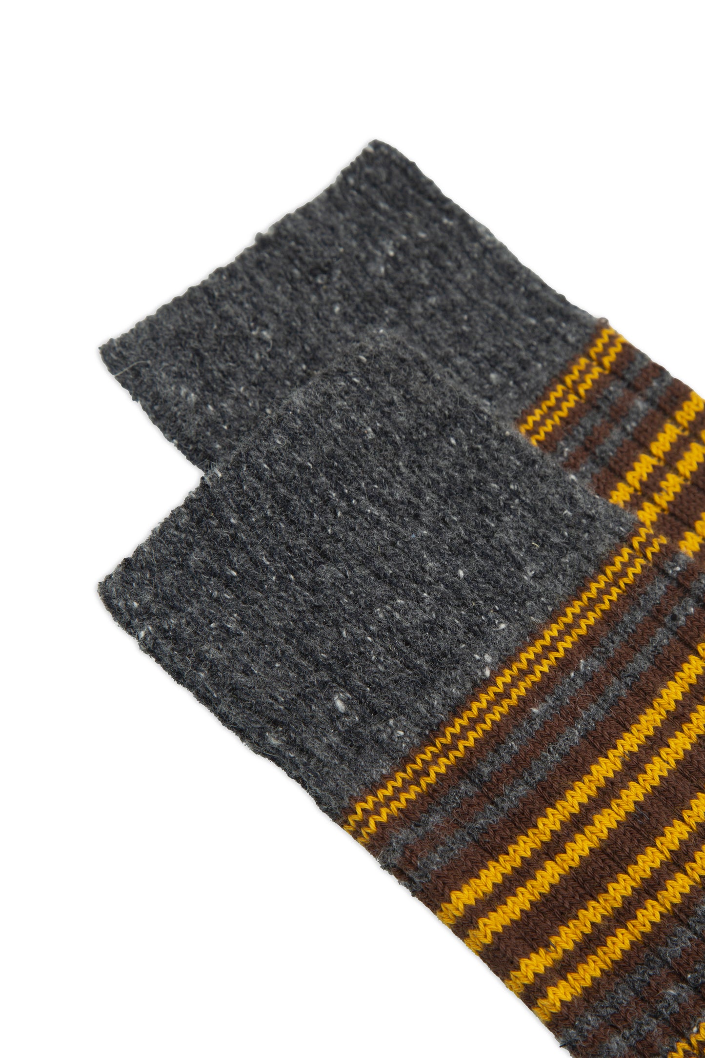 MULTI-STRIPED SOCKS ANTHRACITE